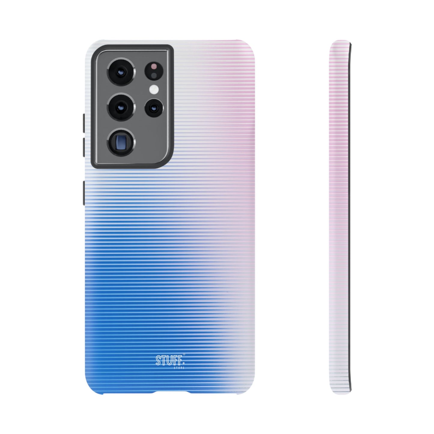 Gradient Case | Coque résistante double protection anti-choc - Dégradé Bleu & Rose