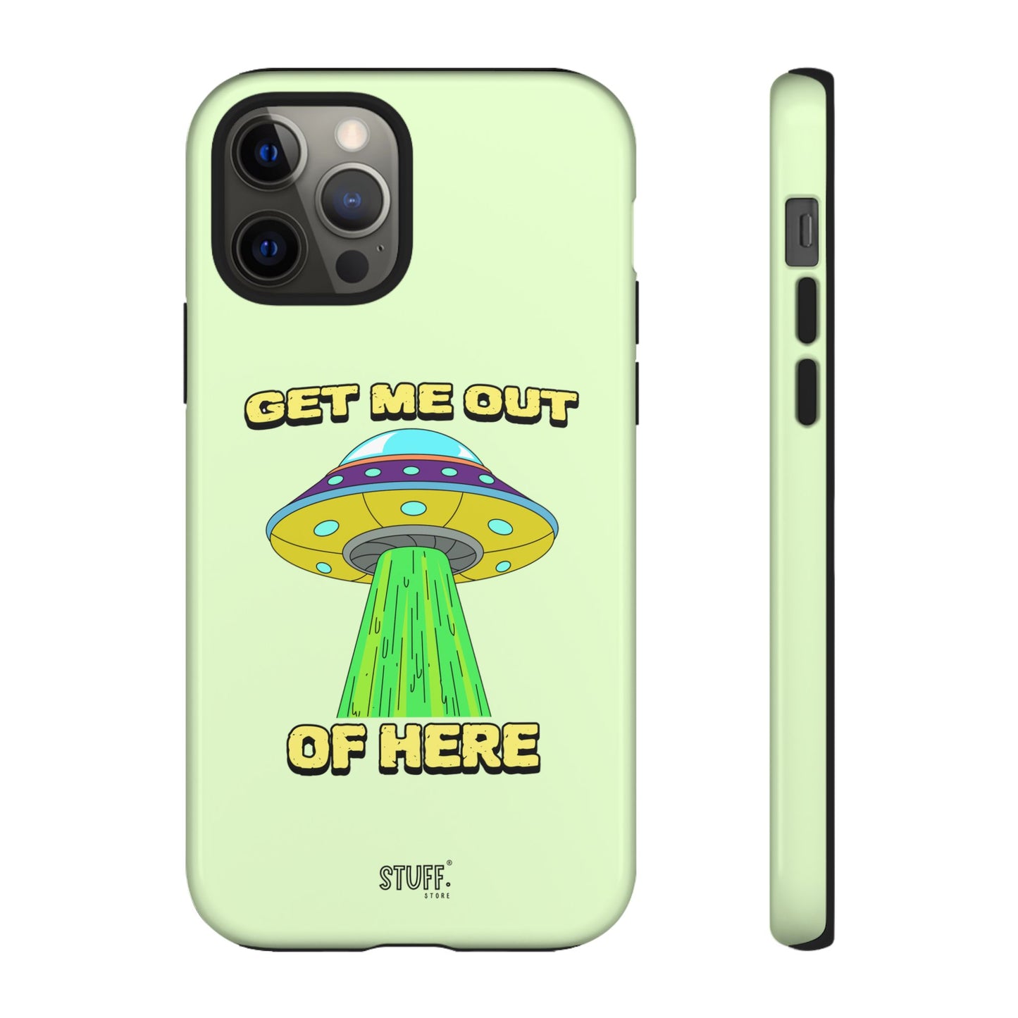 Get Me Out of Here | Coque résistante anti-choc — Vert Menthe