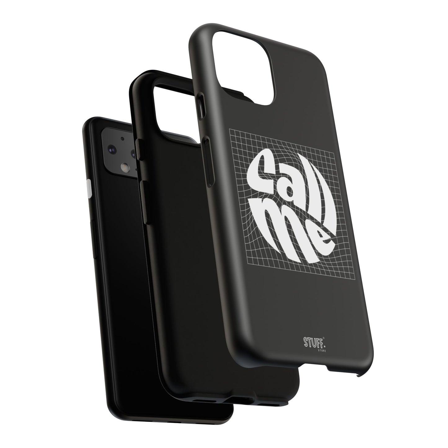 Call Me Case | Coque résistante double protection - Noir Effet Mat