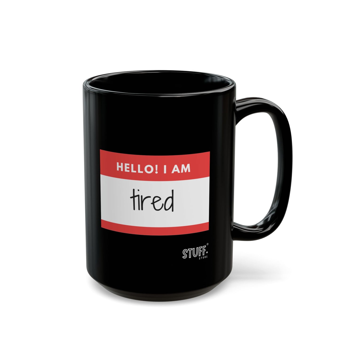 Hello! Cup | Mug en céramique noir 330ml / 440ml