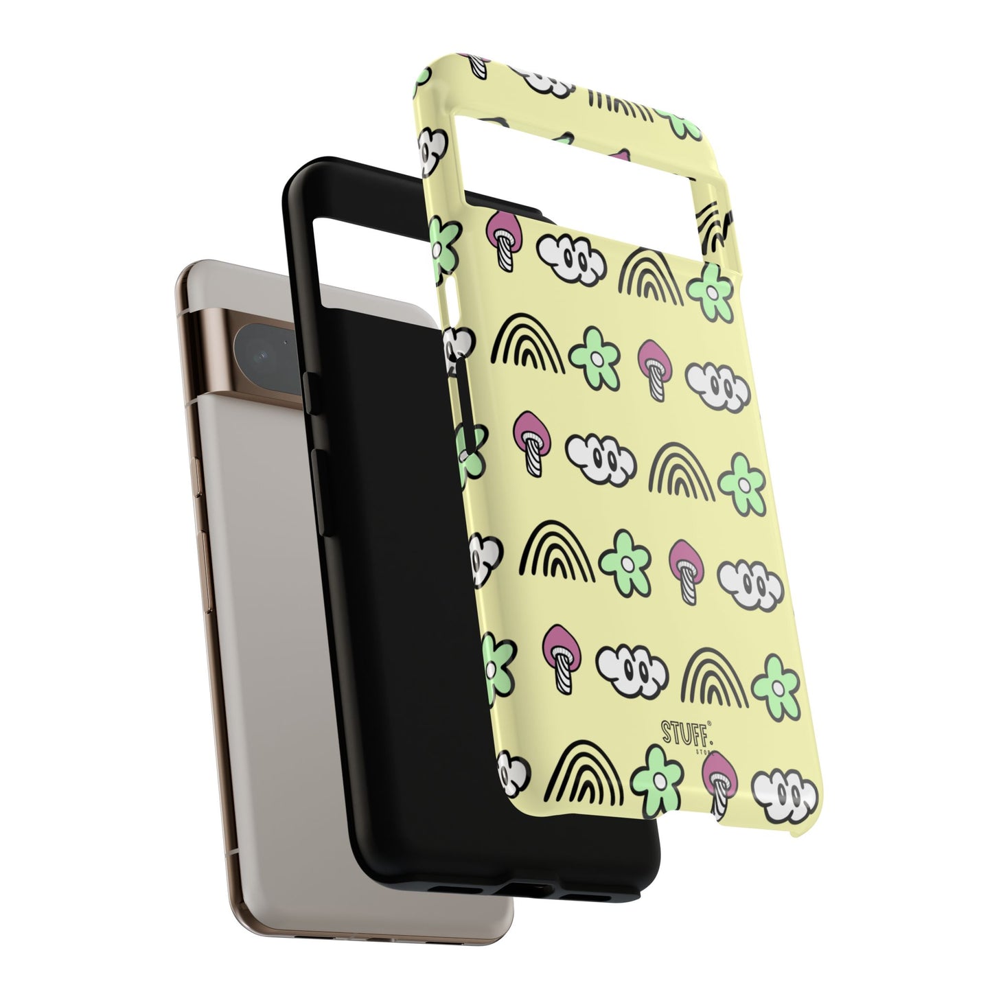 Pixie Case | Coque résistante double protection — Collection Pixie — Jaune