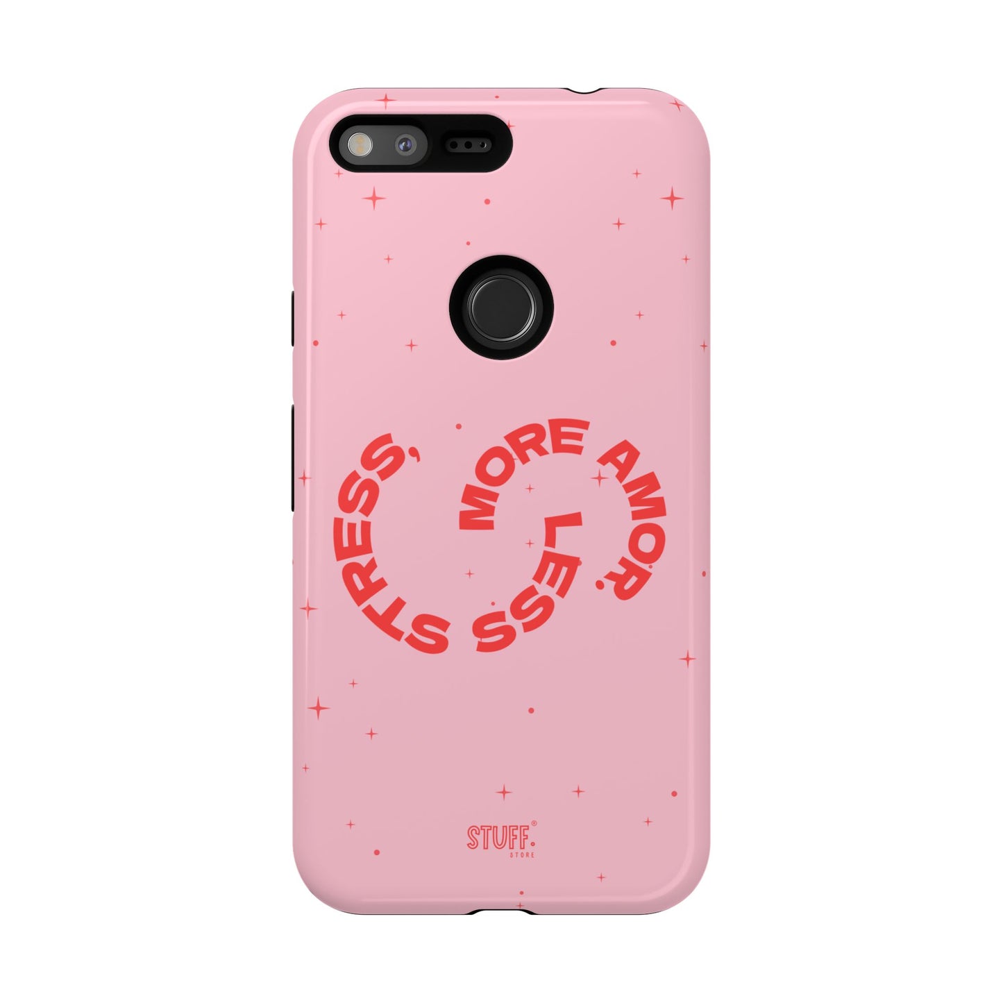 More Amor Case | Coque résistante double protection avec phrase Bienveillante