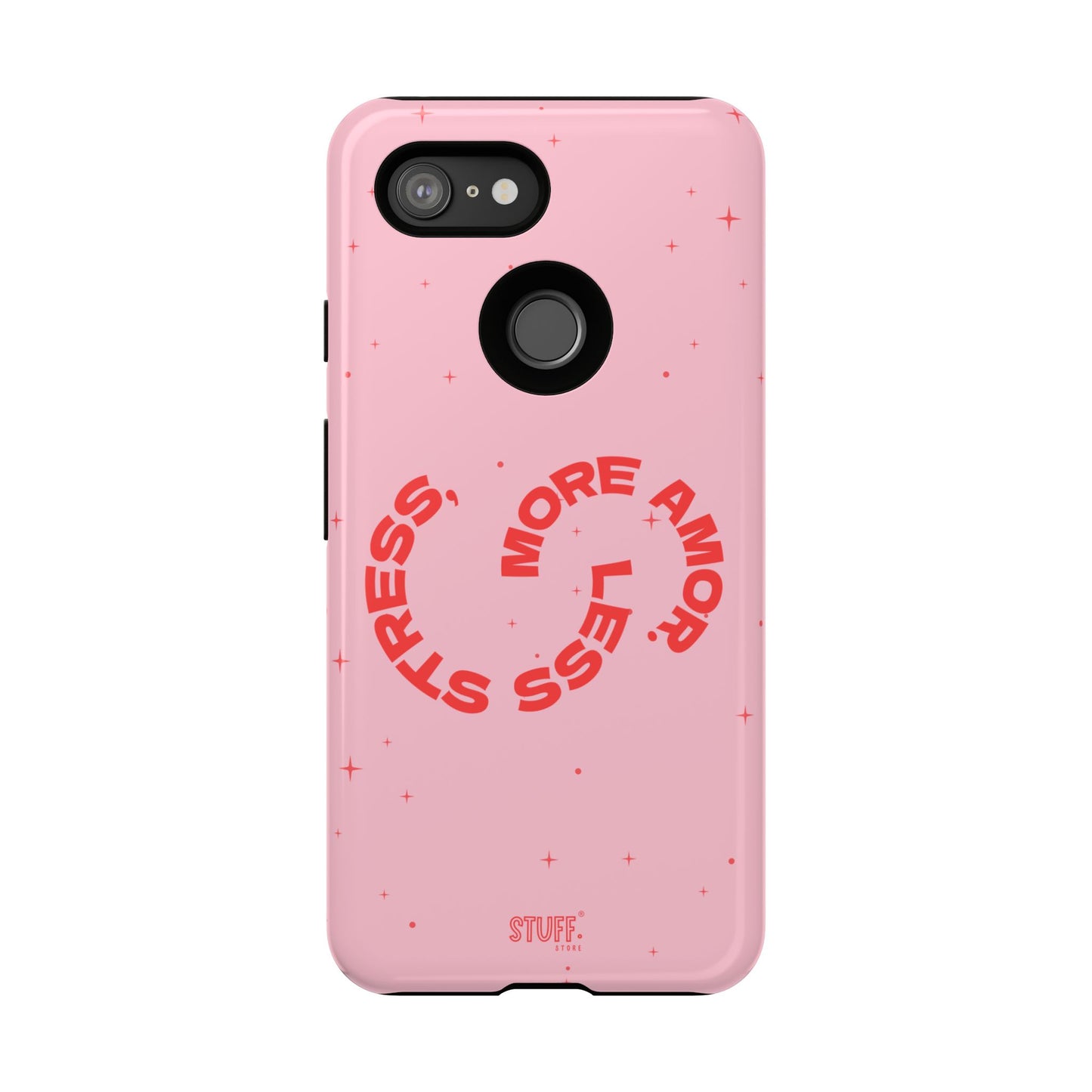 More Amor Case | Coque résistante double protection avec phrase Bienveillante