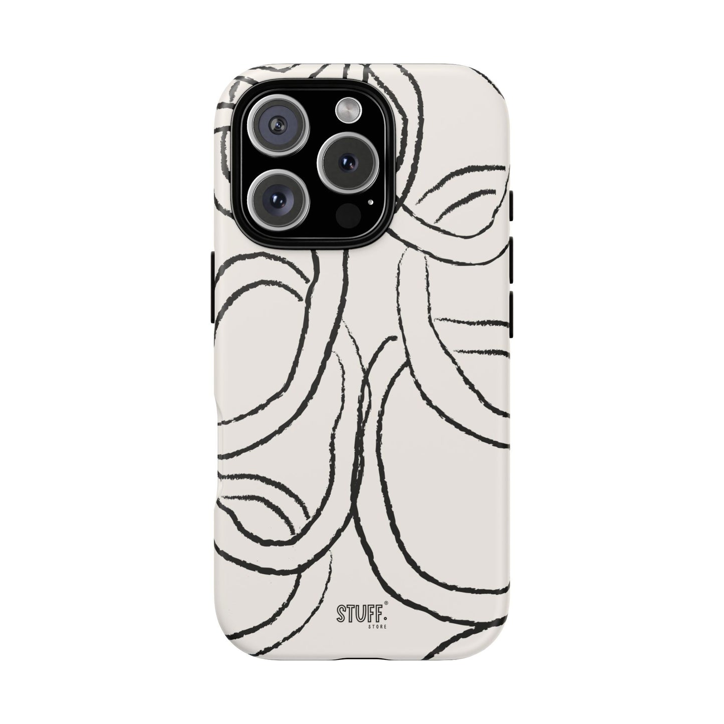 Doodly Case | Coque résistante double protection avec Design Gribouillis Minimaliste