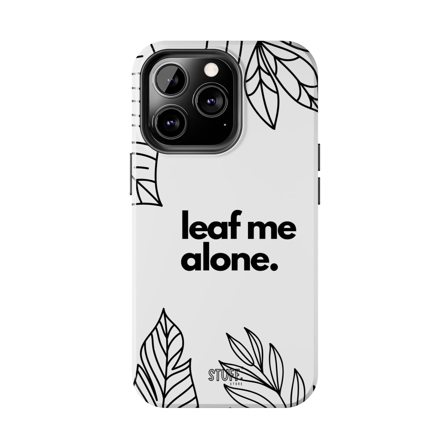 Leaf Me Case | Coque résistante double protection avec design minimaliste