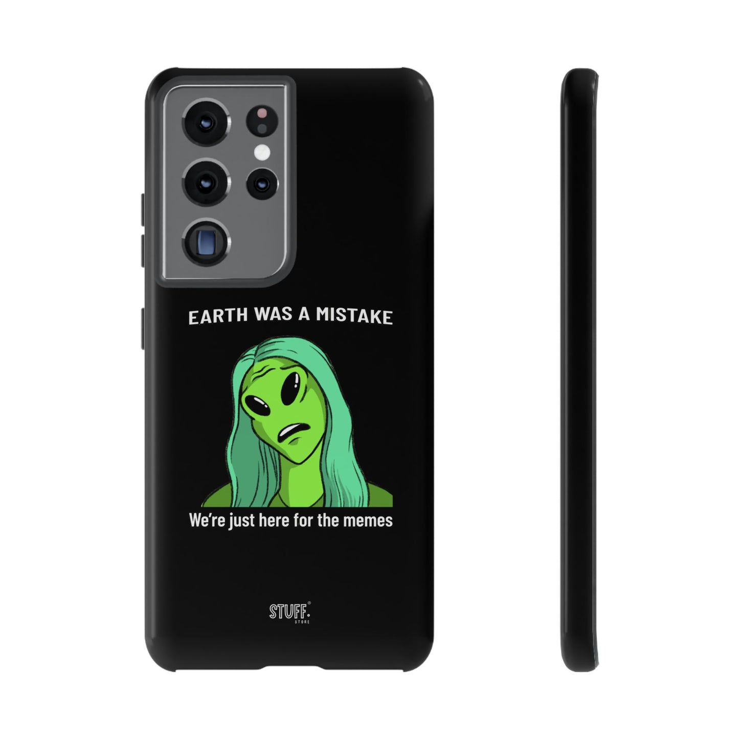 Meme Liking Alien Case | Coque résistante double protection pour les amateurs de Pop Culture