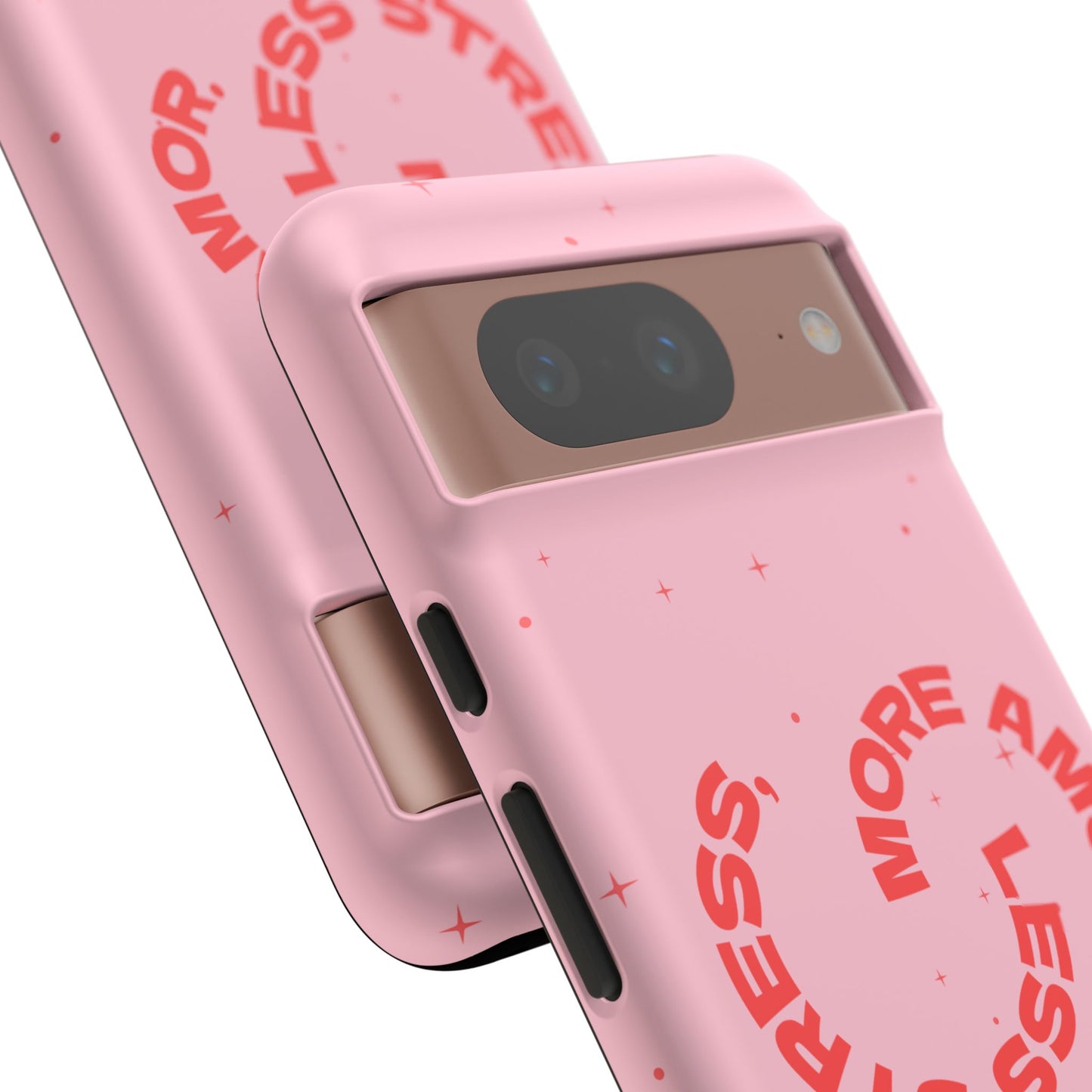 More Amor Case | Coque résistante double protection avec phrase Bienveillante