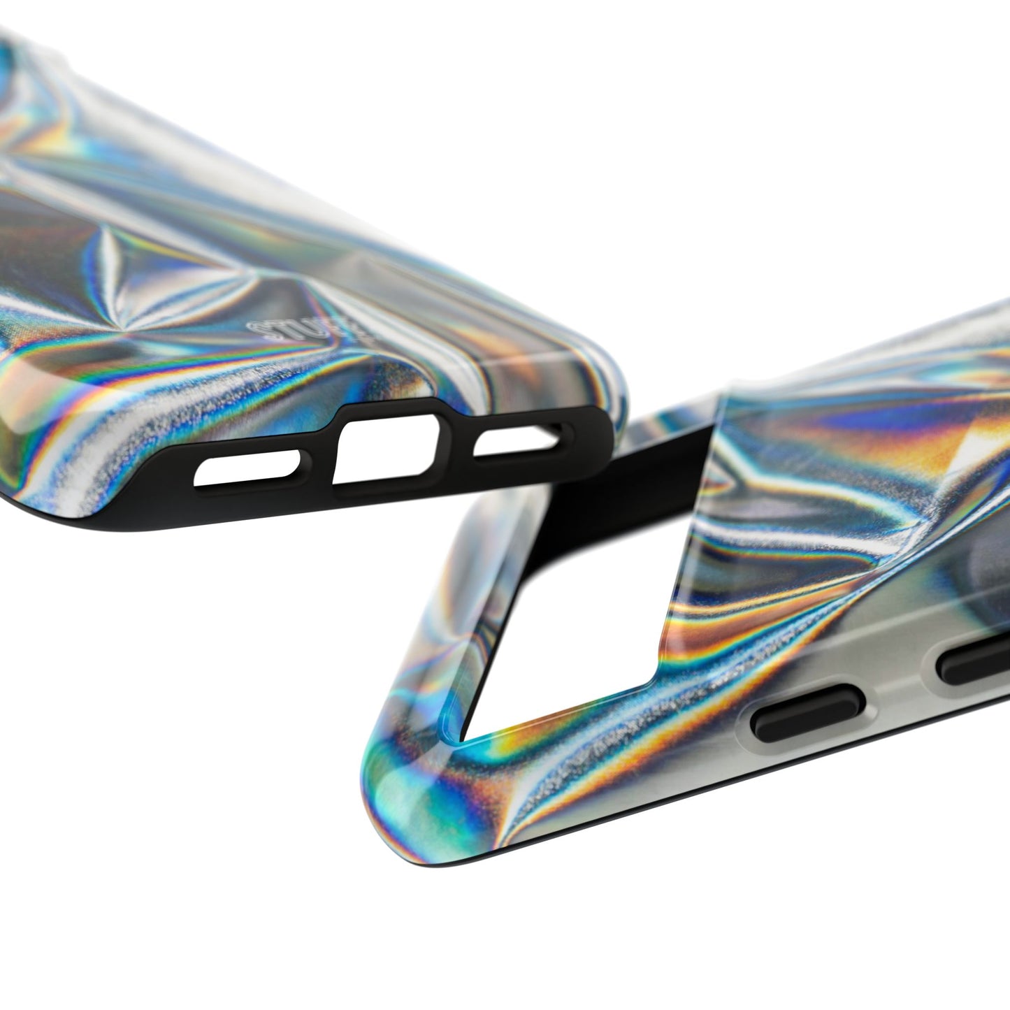 Metallic Case | Coque résistante double protection anti-choc - Effet Métallique