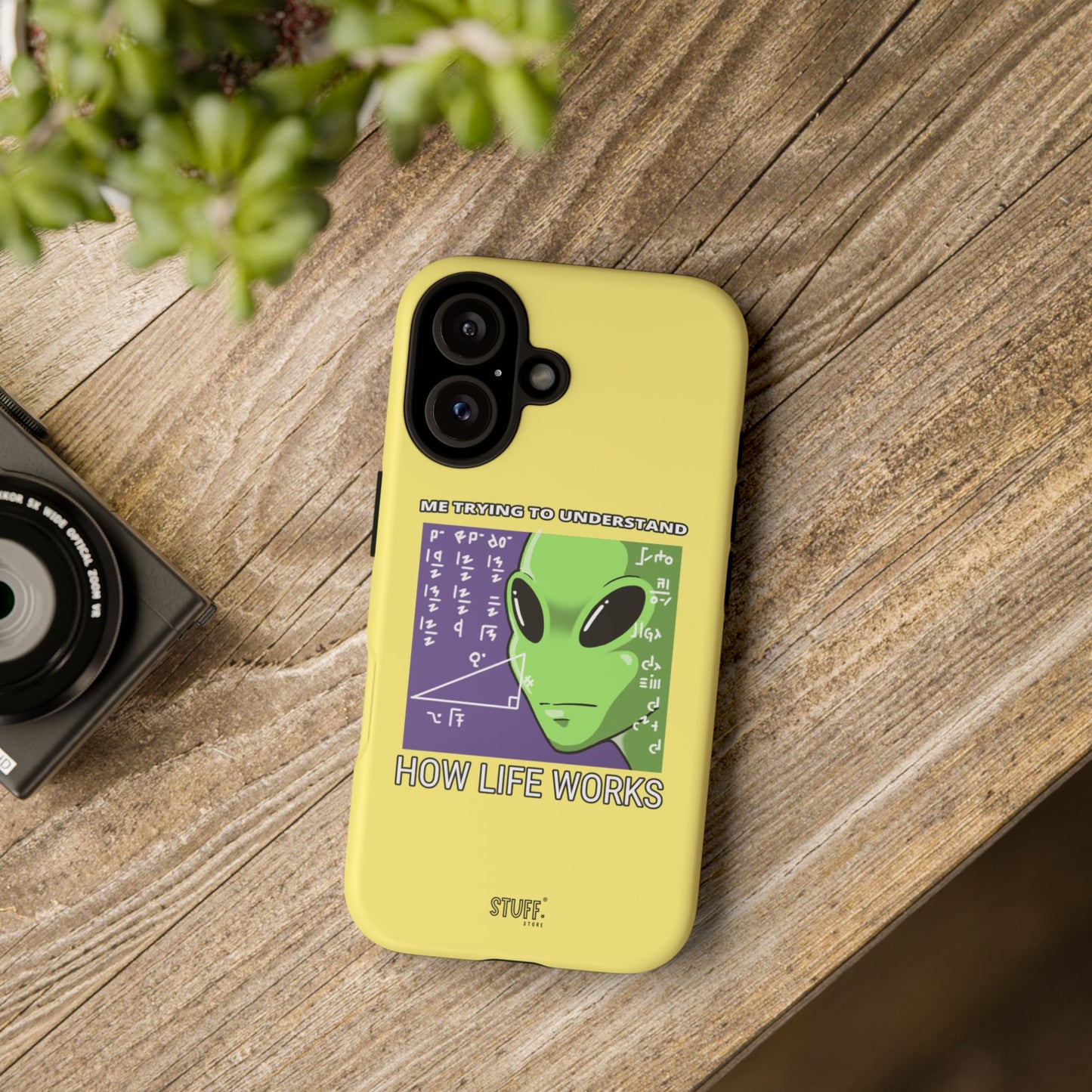 Confused Alien Case | Coque résistante Dual Protect anti-choc