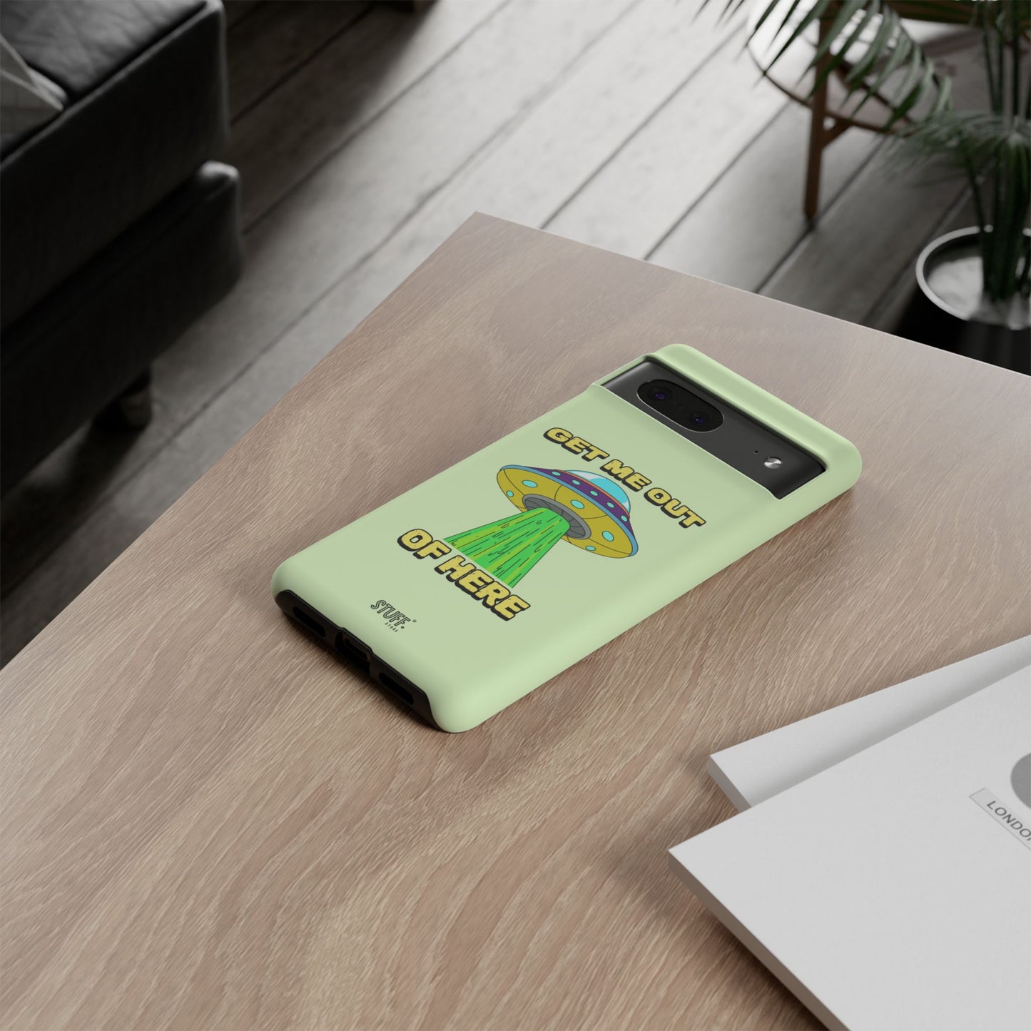 Get Me Out of Here | Coque résistante anti-choc — Vert Menthe