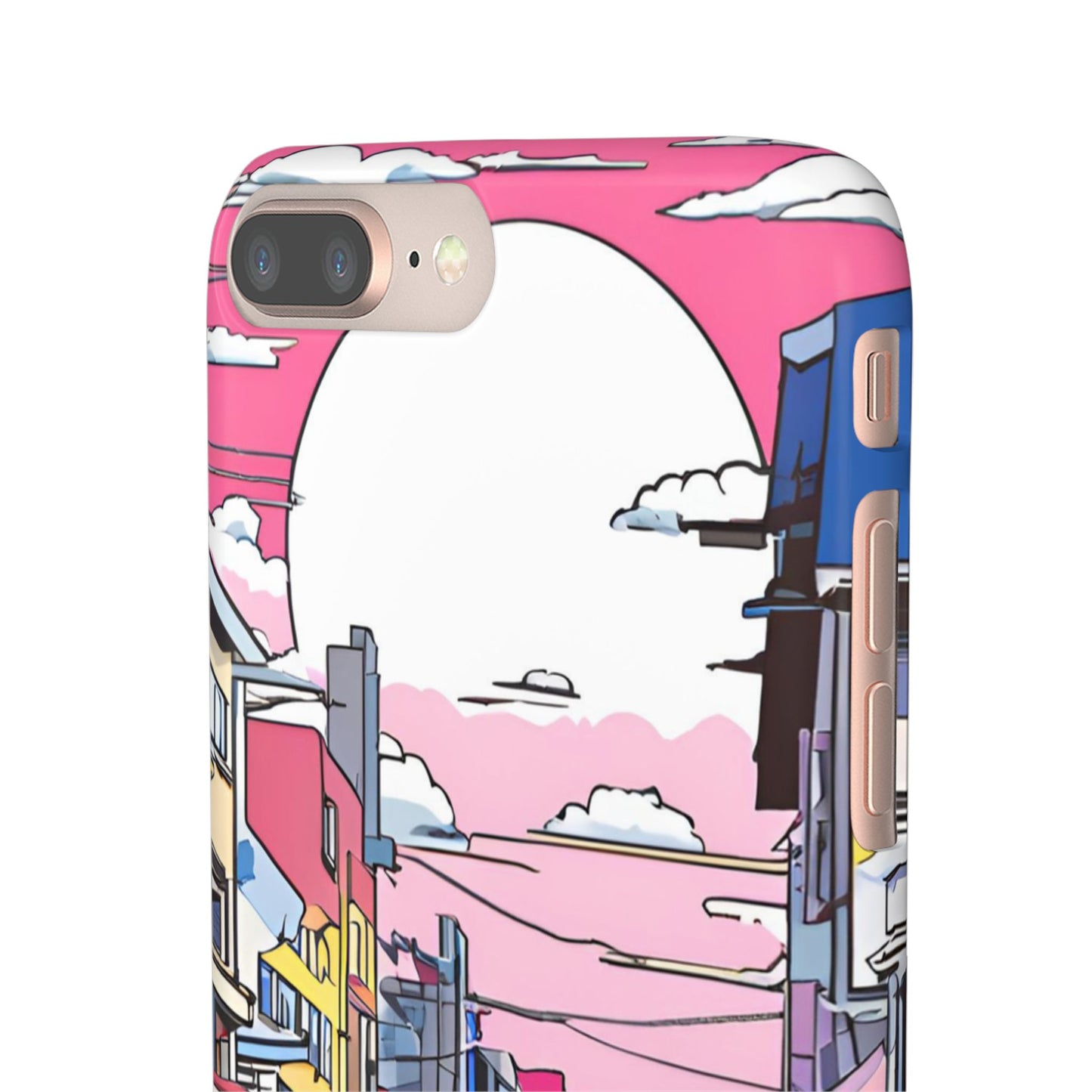 Pop Art Sunset | Coque snap légère et résistante inspiration Lichtenstein