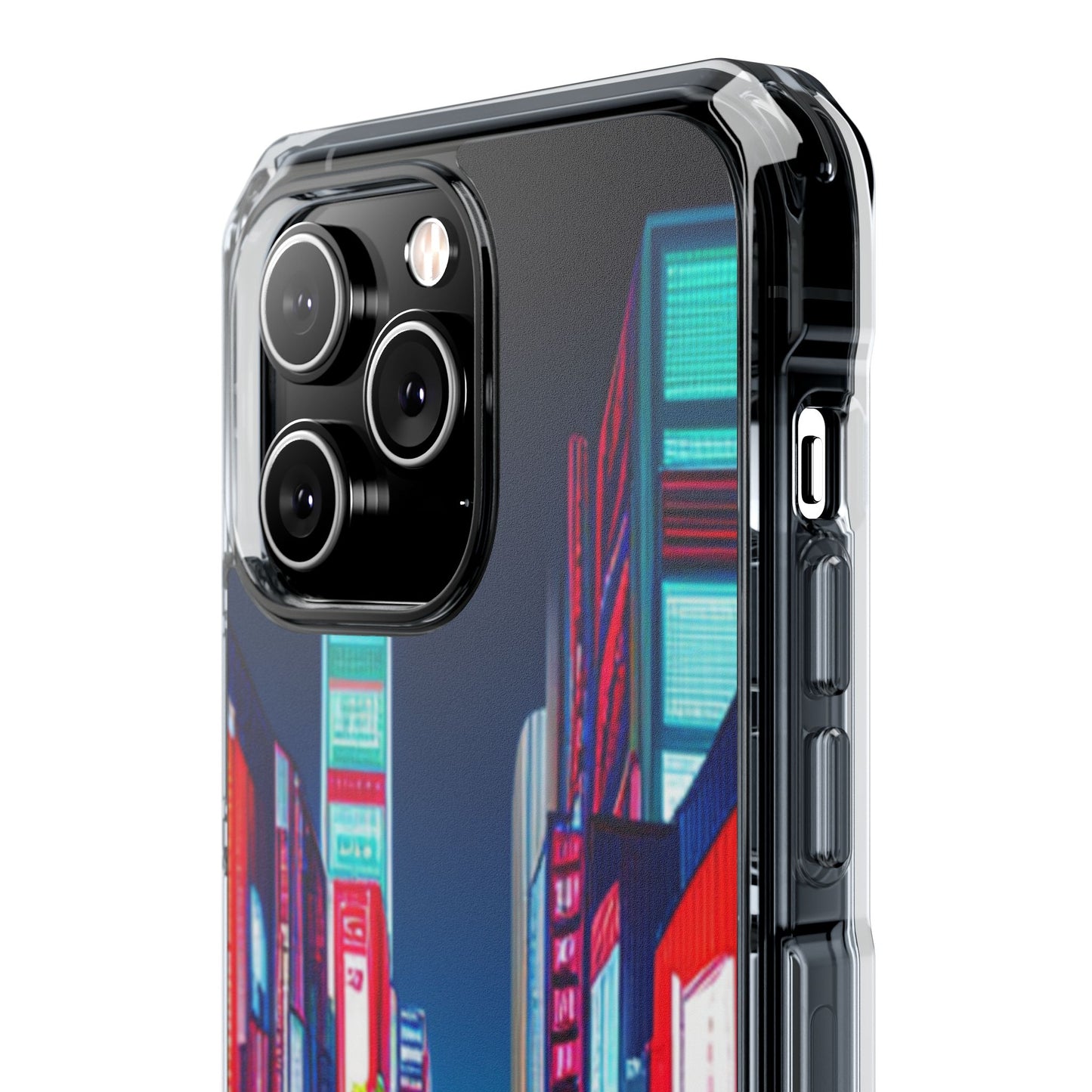 Cyber City Case | Coque transparente magnétique antichoc compatible MagSafe®