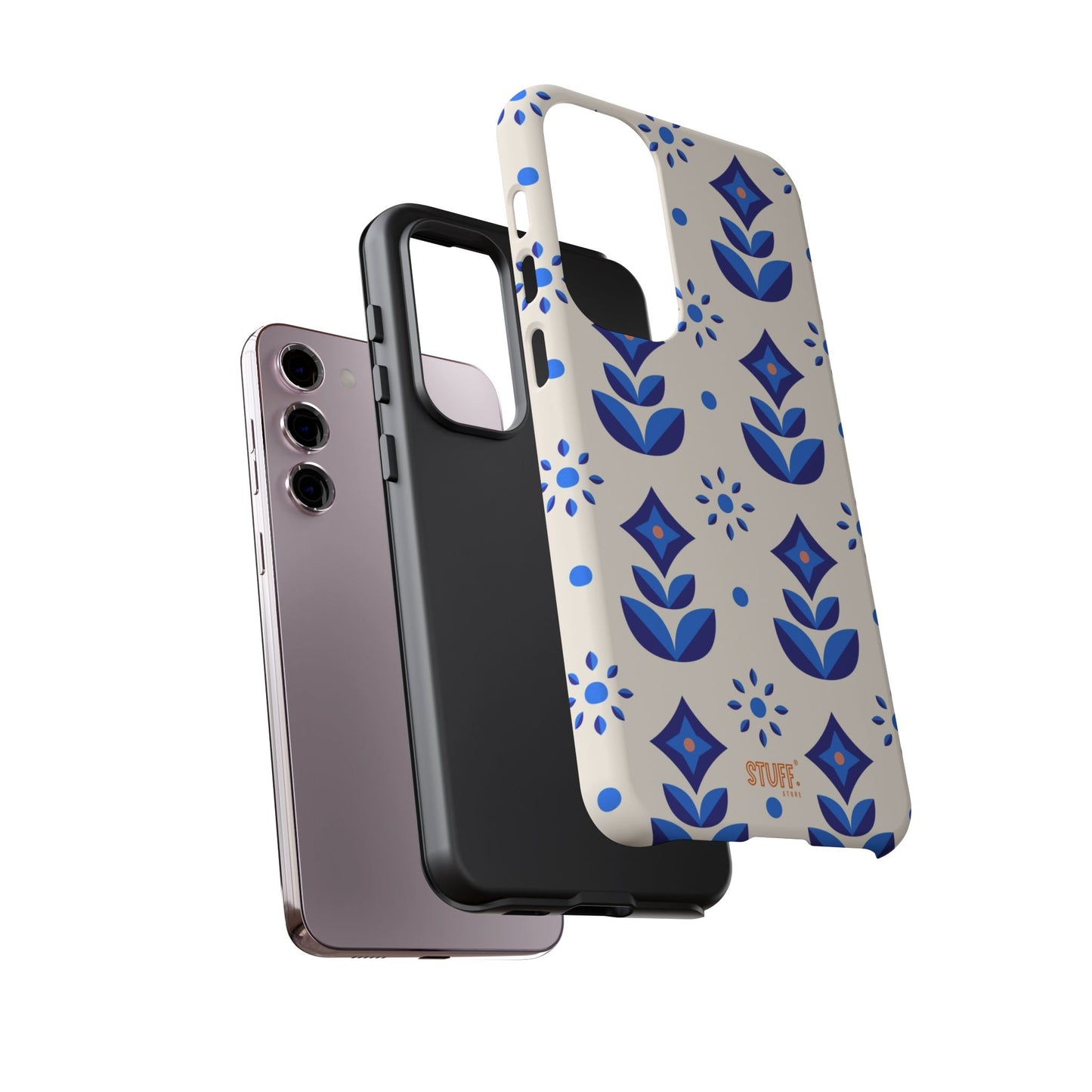Floral Case | Coque résistante double protection avec Design Fleuri