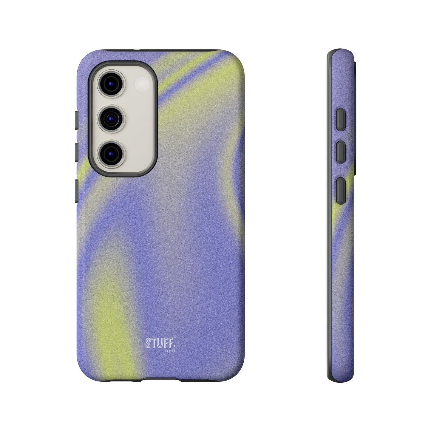 Vibrant Case | Coque résistante double protection anti-choc - Violet & Jaune