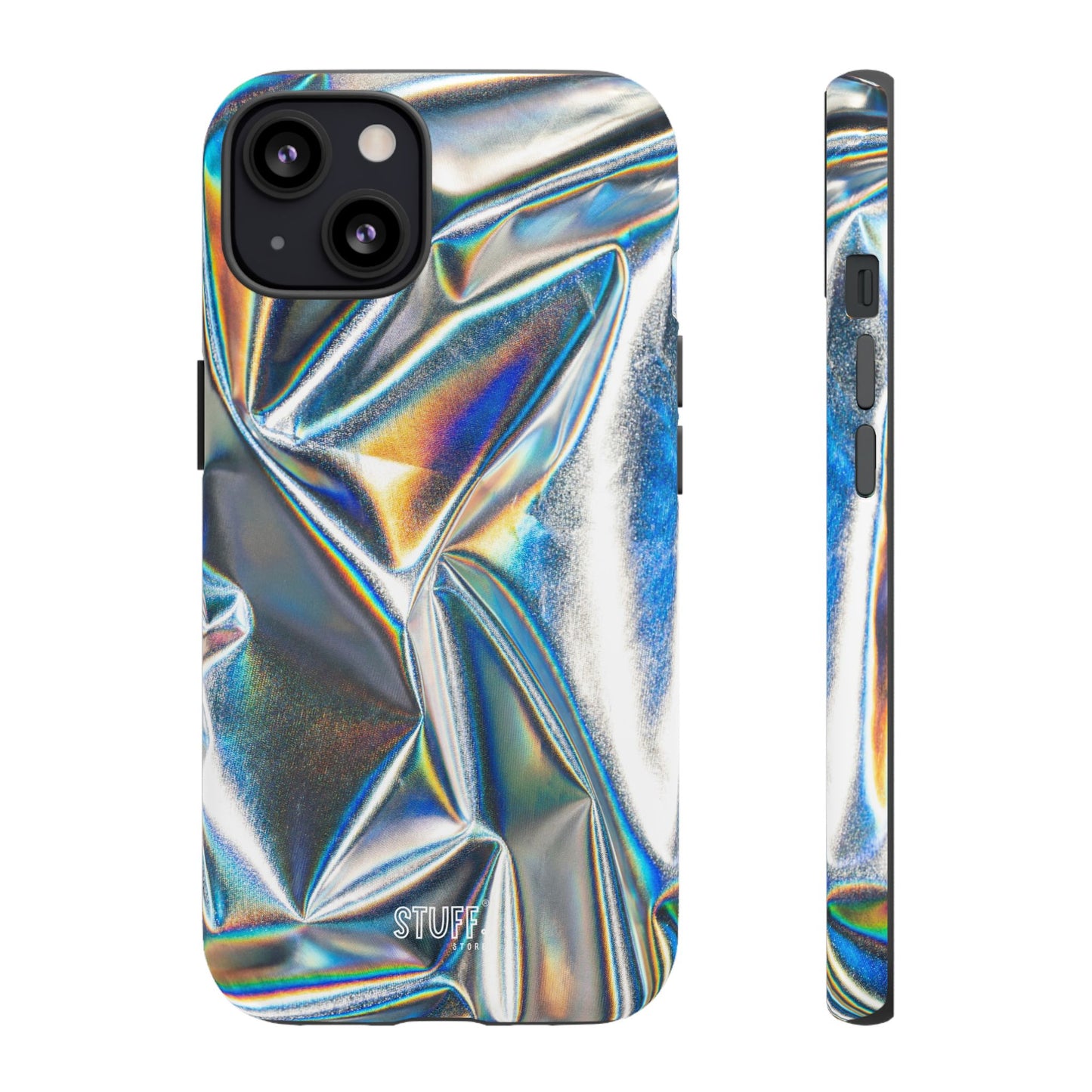 Metallic Case | Coque résistante double protection anti-choc - Effet Métallique