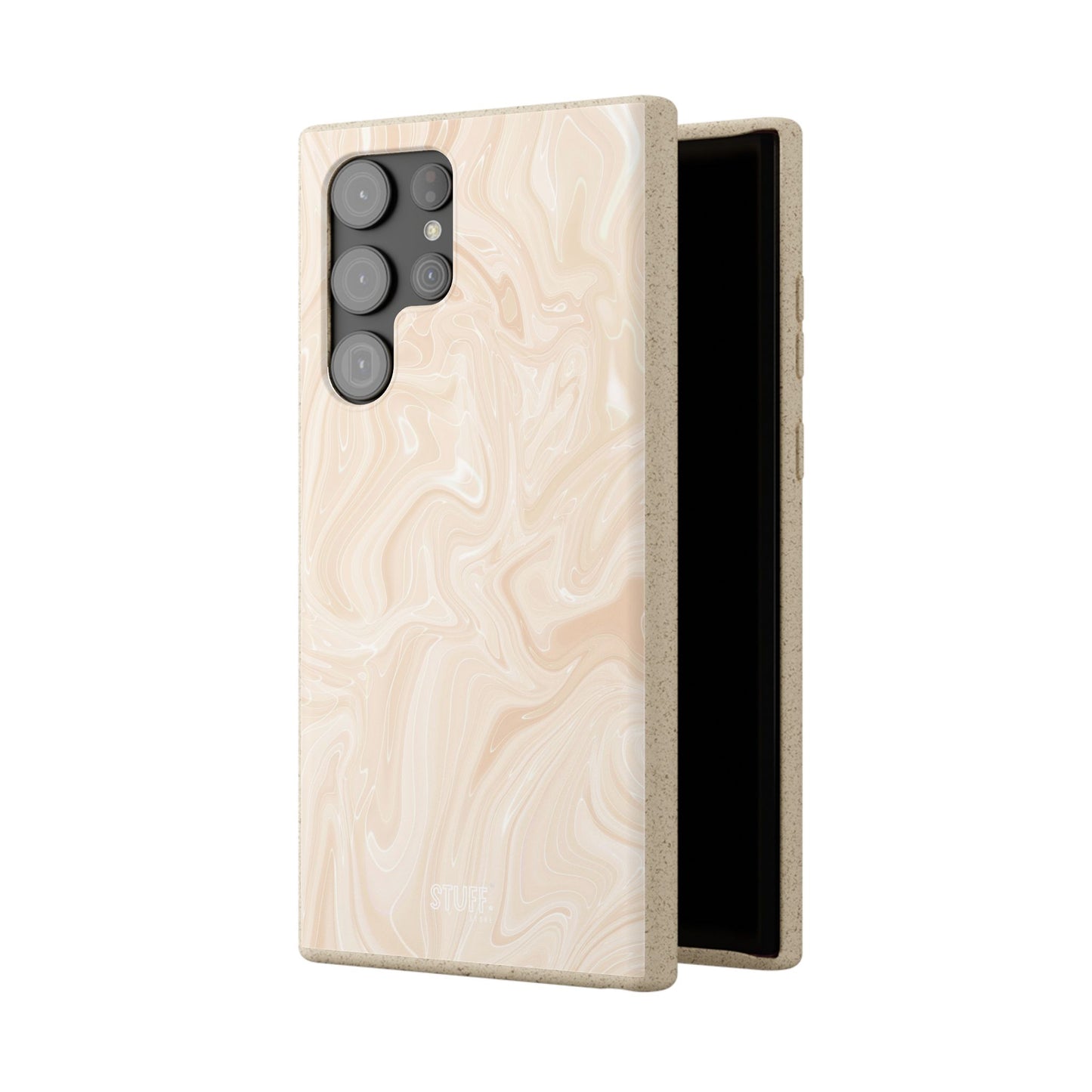 Liquid Marble Case | Coque Eco-Friendly en Bambou et Bioplastique Effet Marbré - Disponible avec Emballage Cadeau