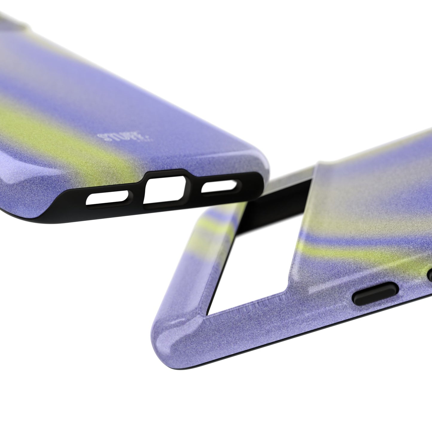 Vibrant Case | Coque résistante double protection anti-choc - Violet & Jaune