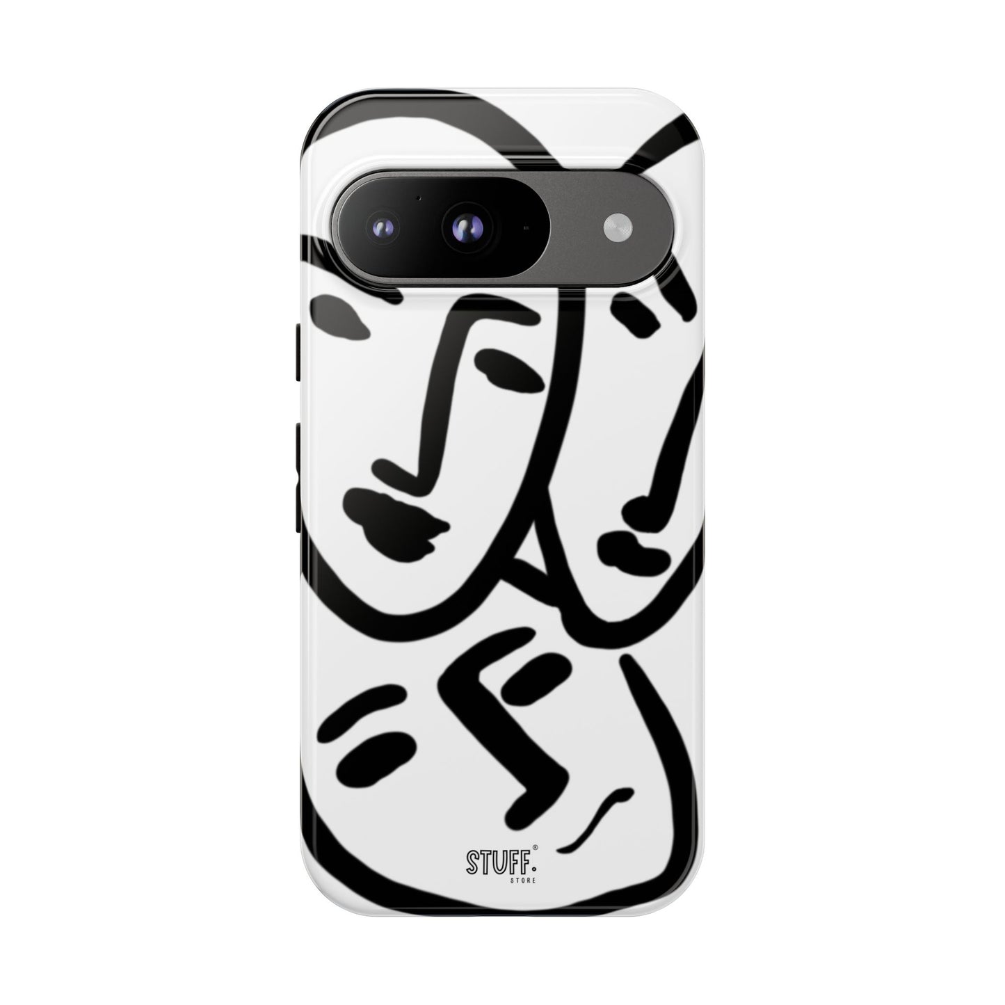 Les Trois Visages | Coque résistante double protection — inspiration Matisse