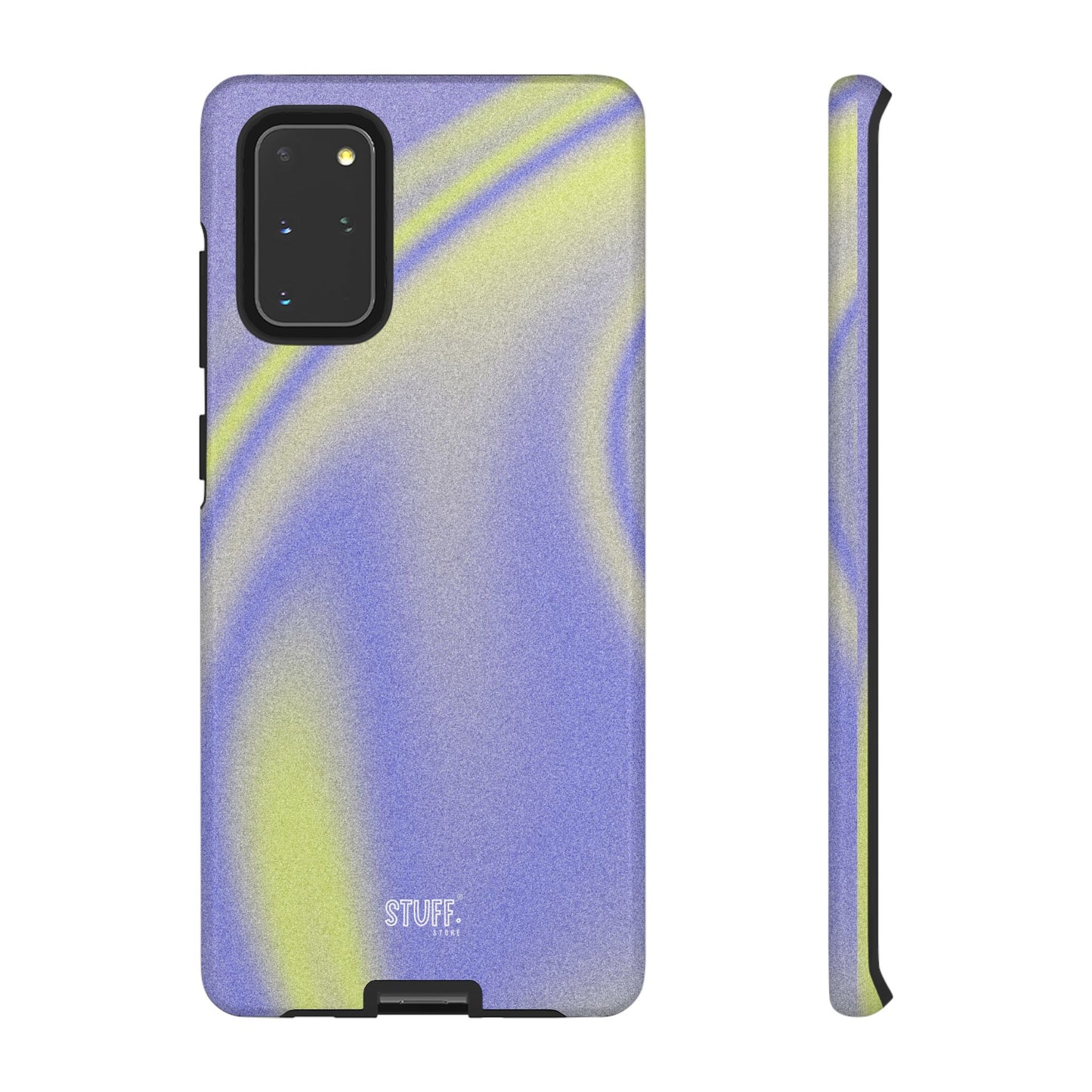 Vibrant Case | Coque résistante double protection anti-choc - Violet & Jaune