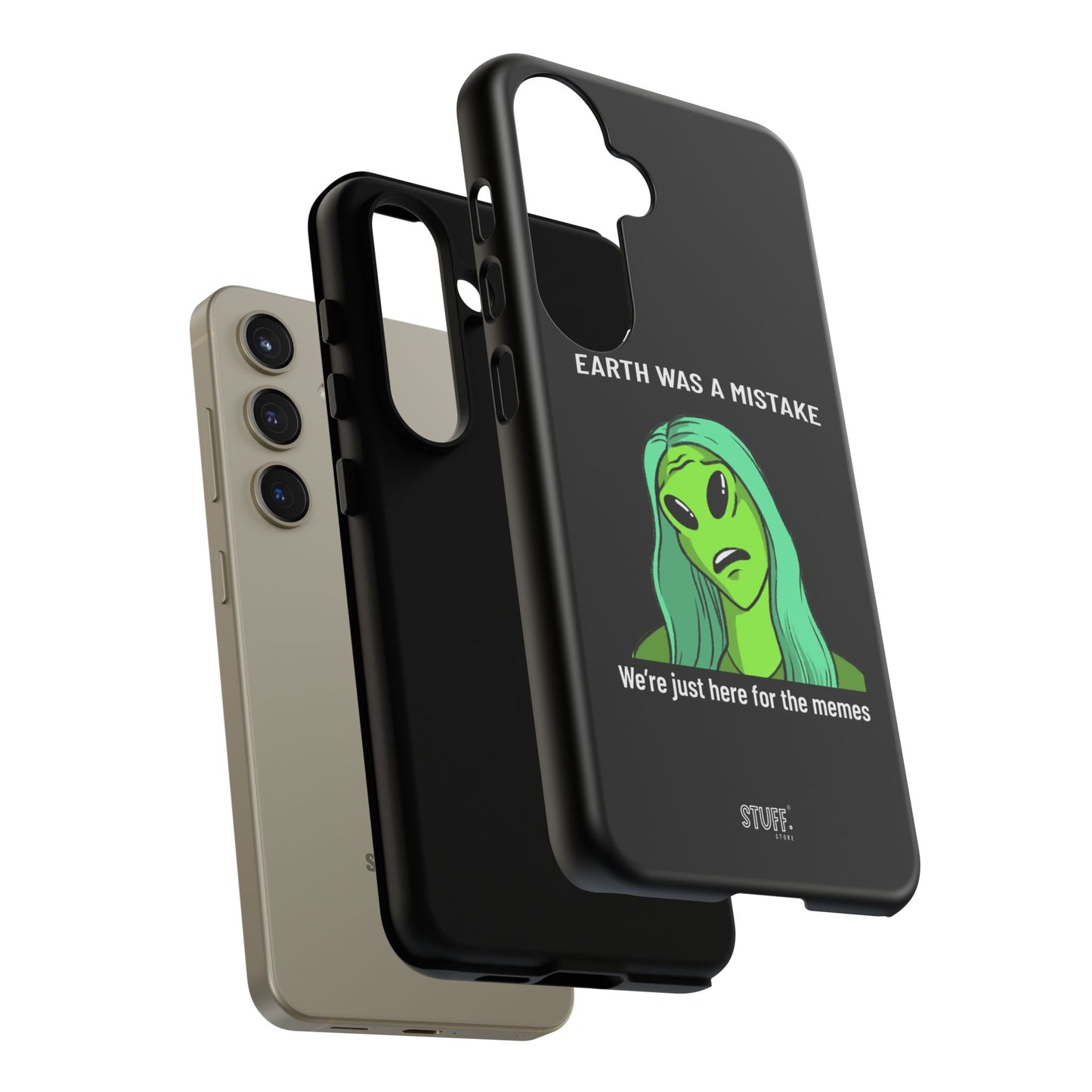 Meme Liking Alien Case | Coque résistante double protection pour les amateurs de Pop Culture