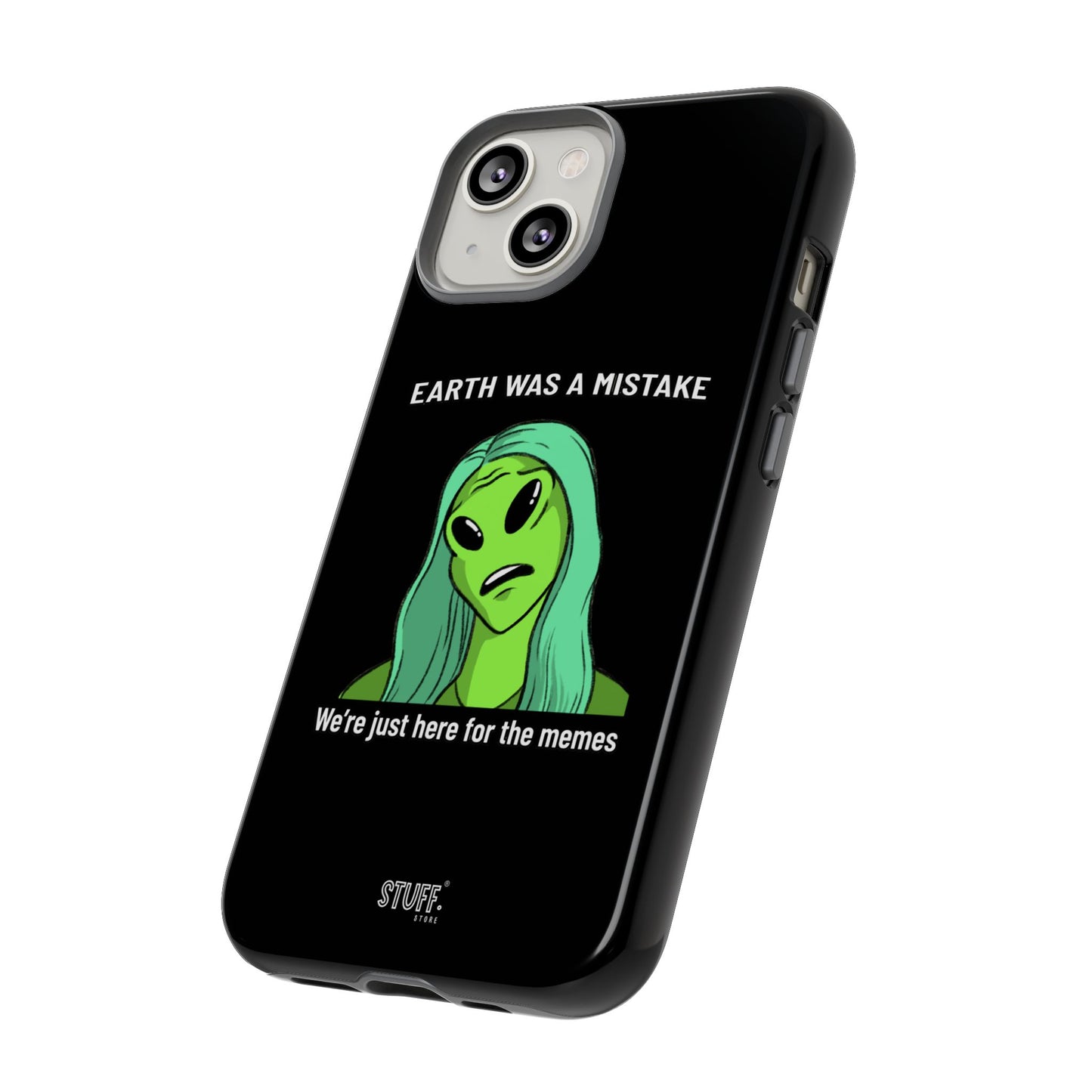 Meme Liking Alien Case | Coque résistante double protection pour les amateurs de Pop Culture