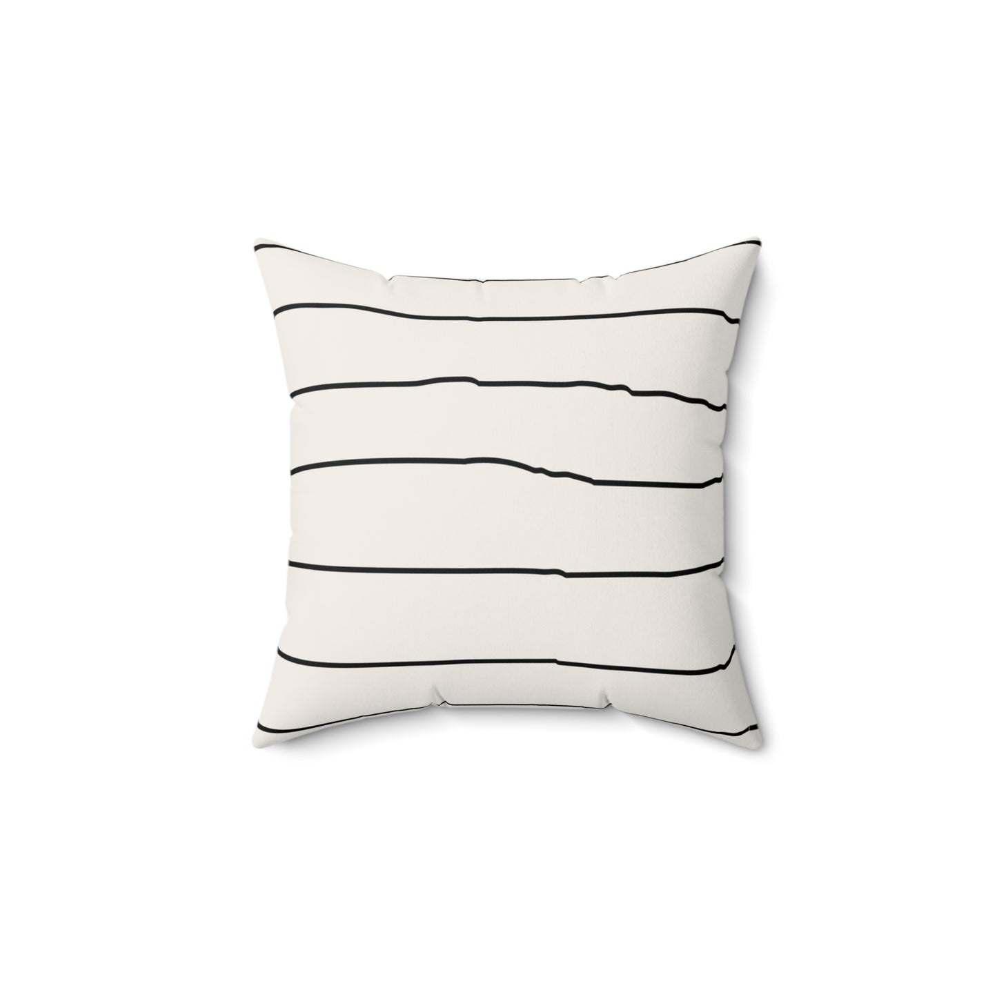 Coussin carré décoratif avec Design Ligné Minimaliste