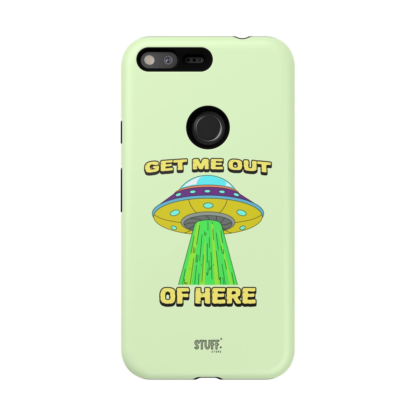 Get Me Out of Here | Coque résistante anti-choc — Vert Menthe