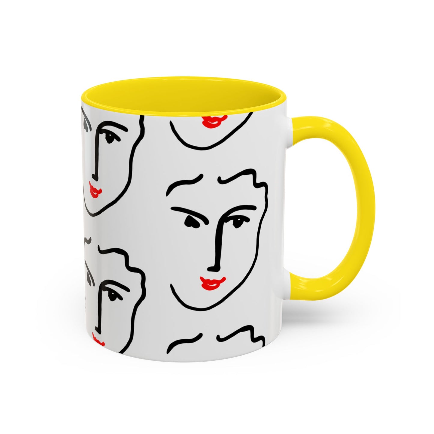 Nadia Cup | Matisse-inspired two-tone mug - 330ml