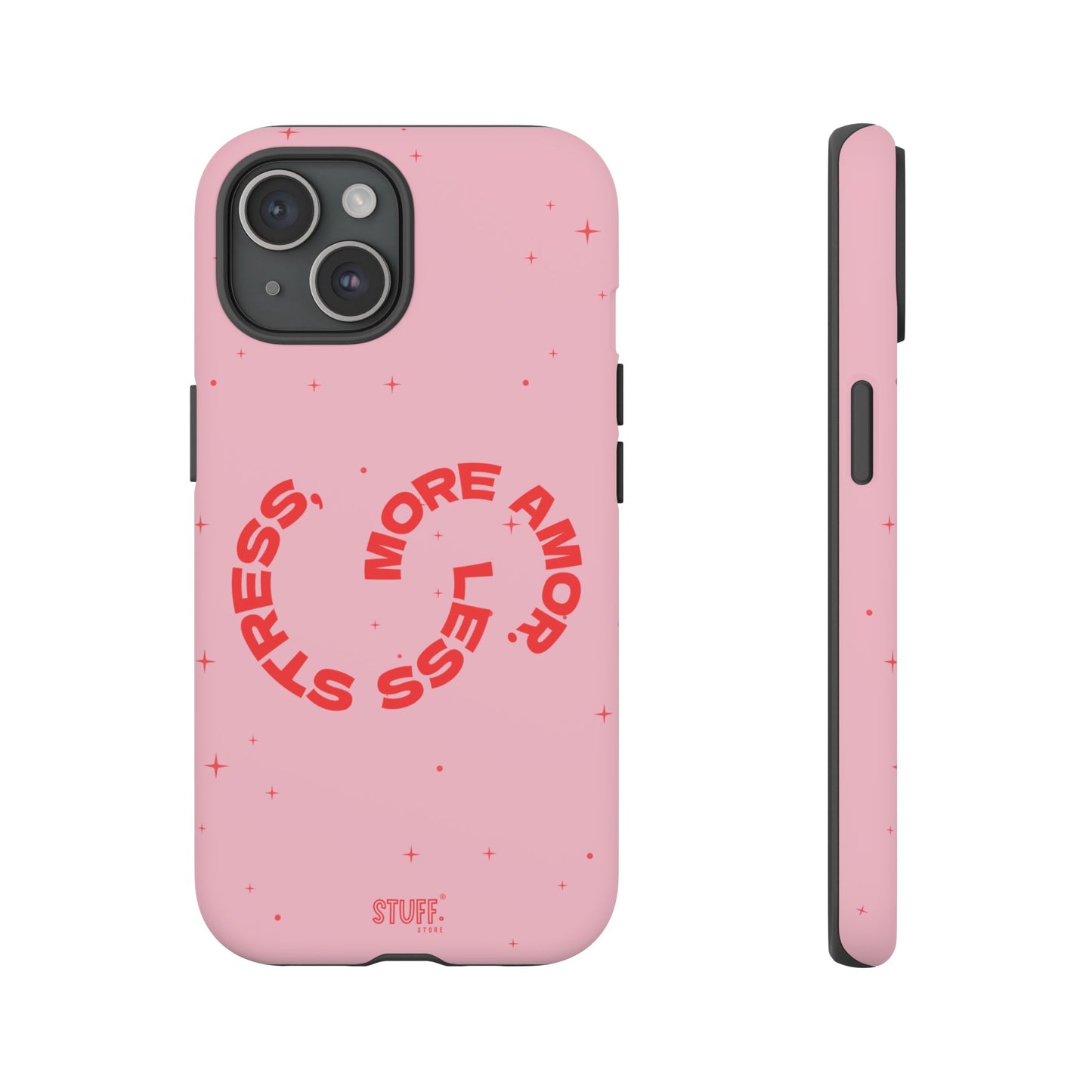 More Amor Case | Coque résistante double protection avec phrase Bienveillante