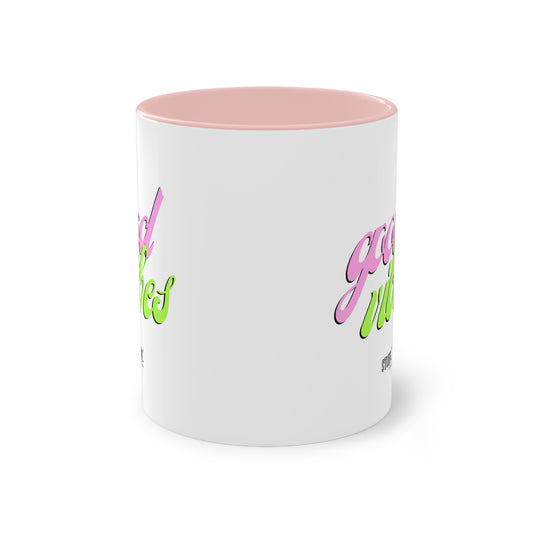 Good Vibes Cup | Mug bicolore en céramique - 330ml