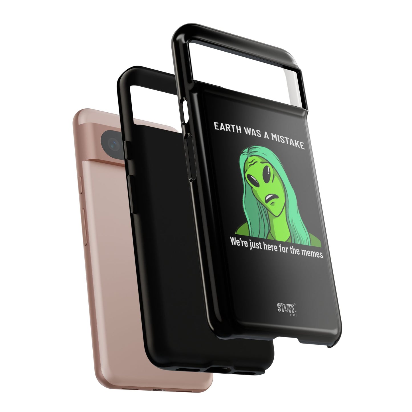 Meme Liking Alien Case | Coque résistante double protection pour les amateurs de Pop Culture