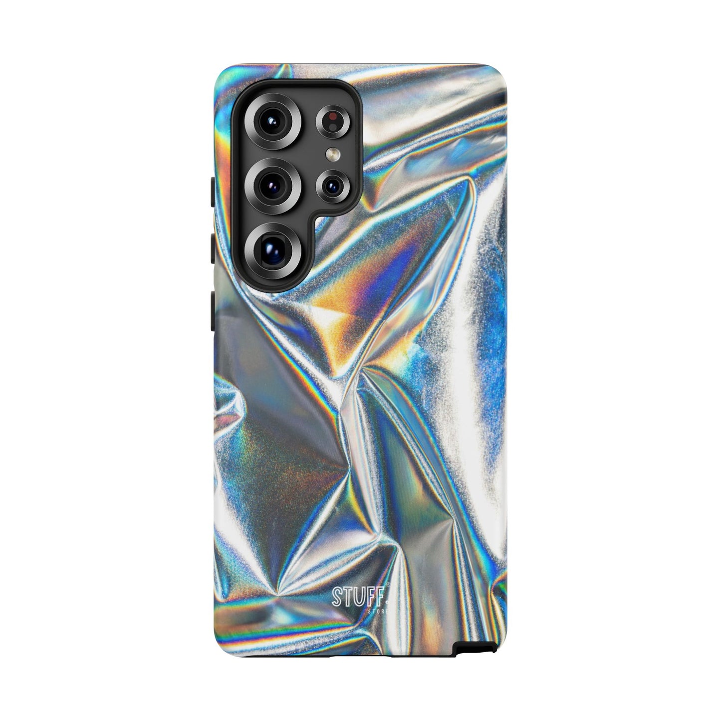 Metallic Case | Coque résistante double protection anti-choc - Effet Métallique