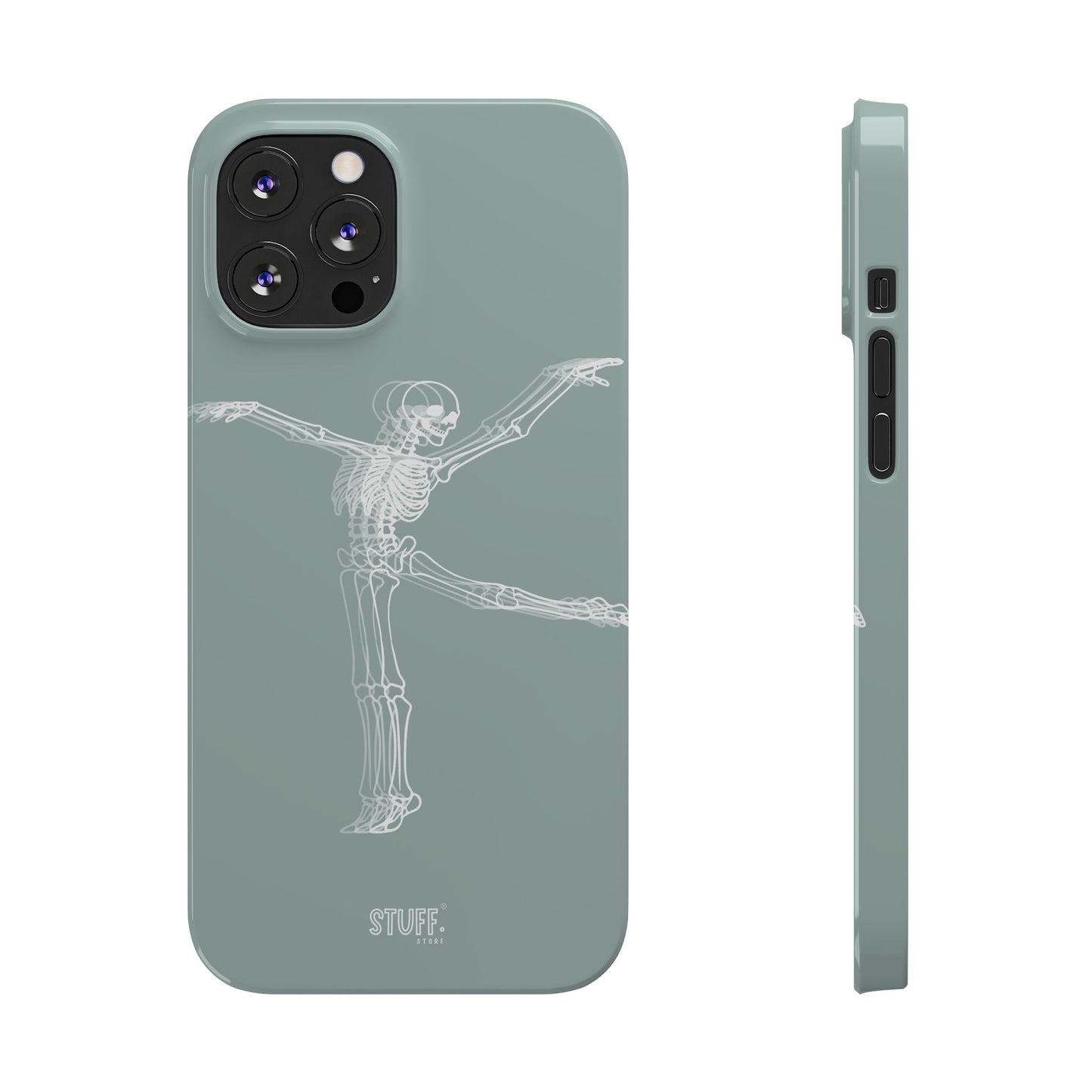 Bone-a-Rina | Coque slim durable et anti-chocs avec Design de Squelette Ballerine
