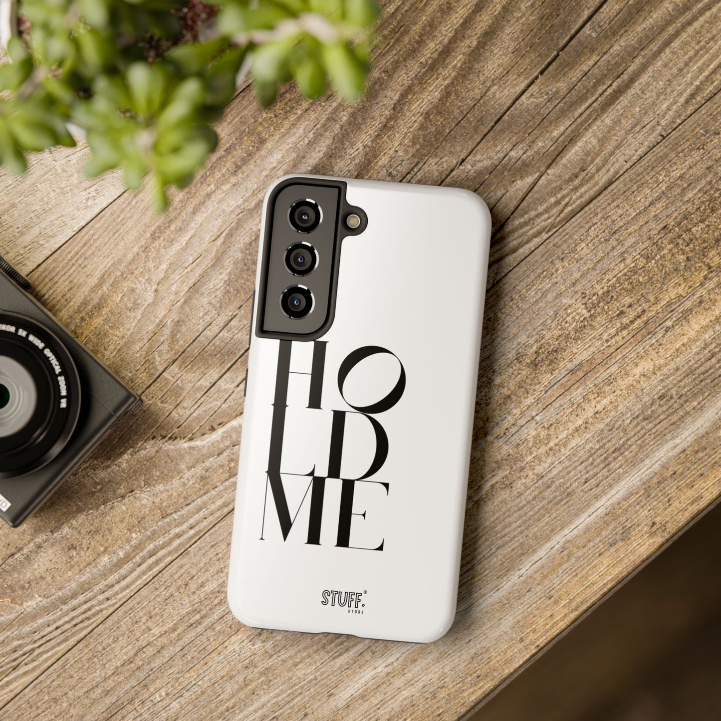 Hold Me | Coque résistante et durable avec Design épuré Monochrome
