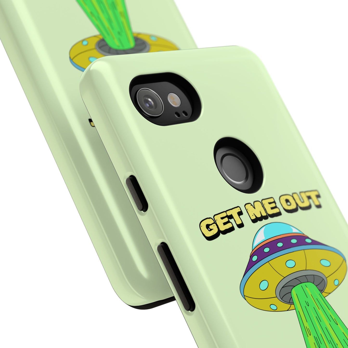 Get Me Out of Here | Coque résistante anti-choc — Vert Menthe