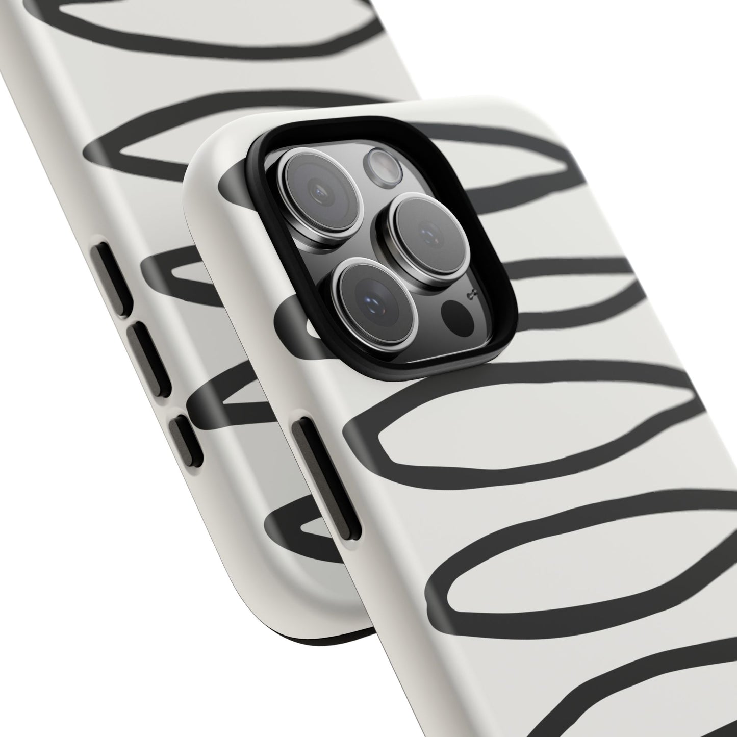 Loopy Case | Coque résistante double protection - Motif cercles abstraits