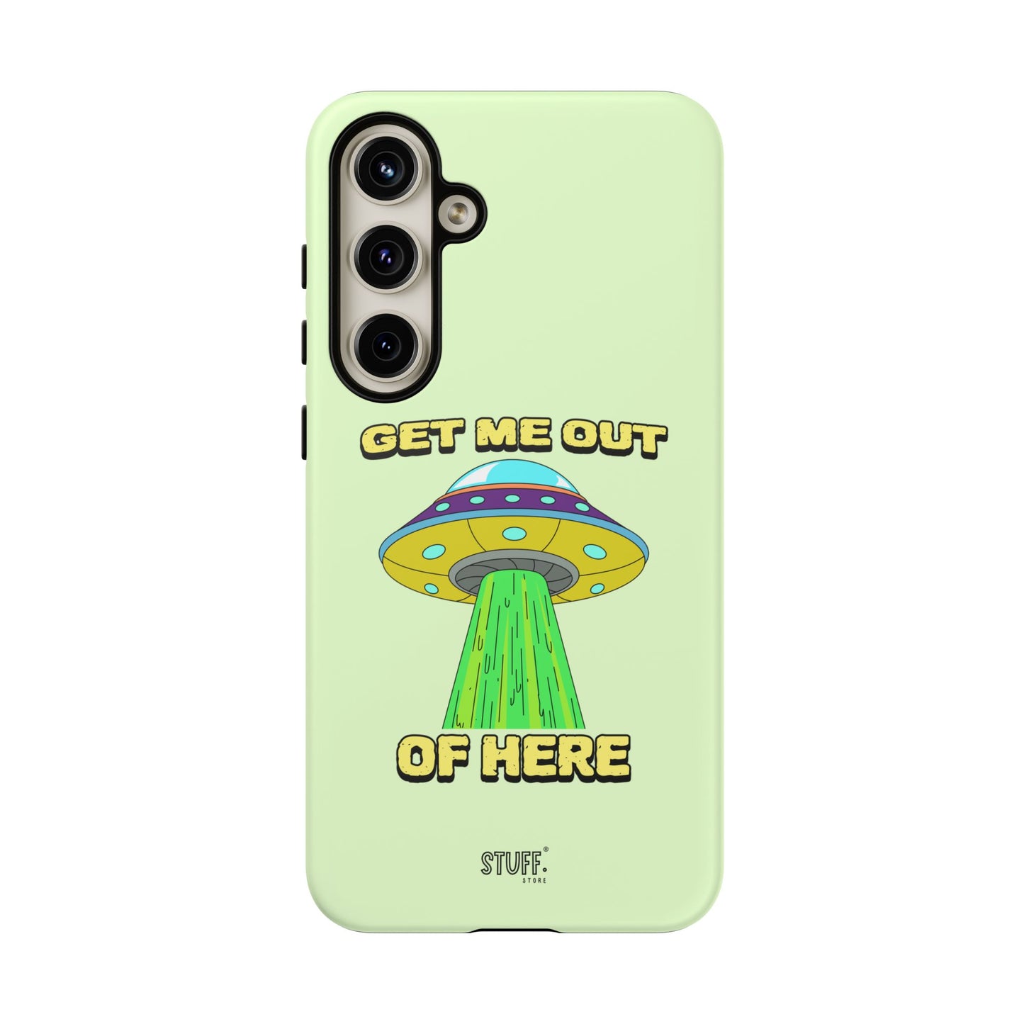 Get Me Out of Here | Coque résistante anti-choc — Vert Menthe