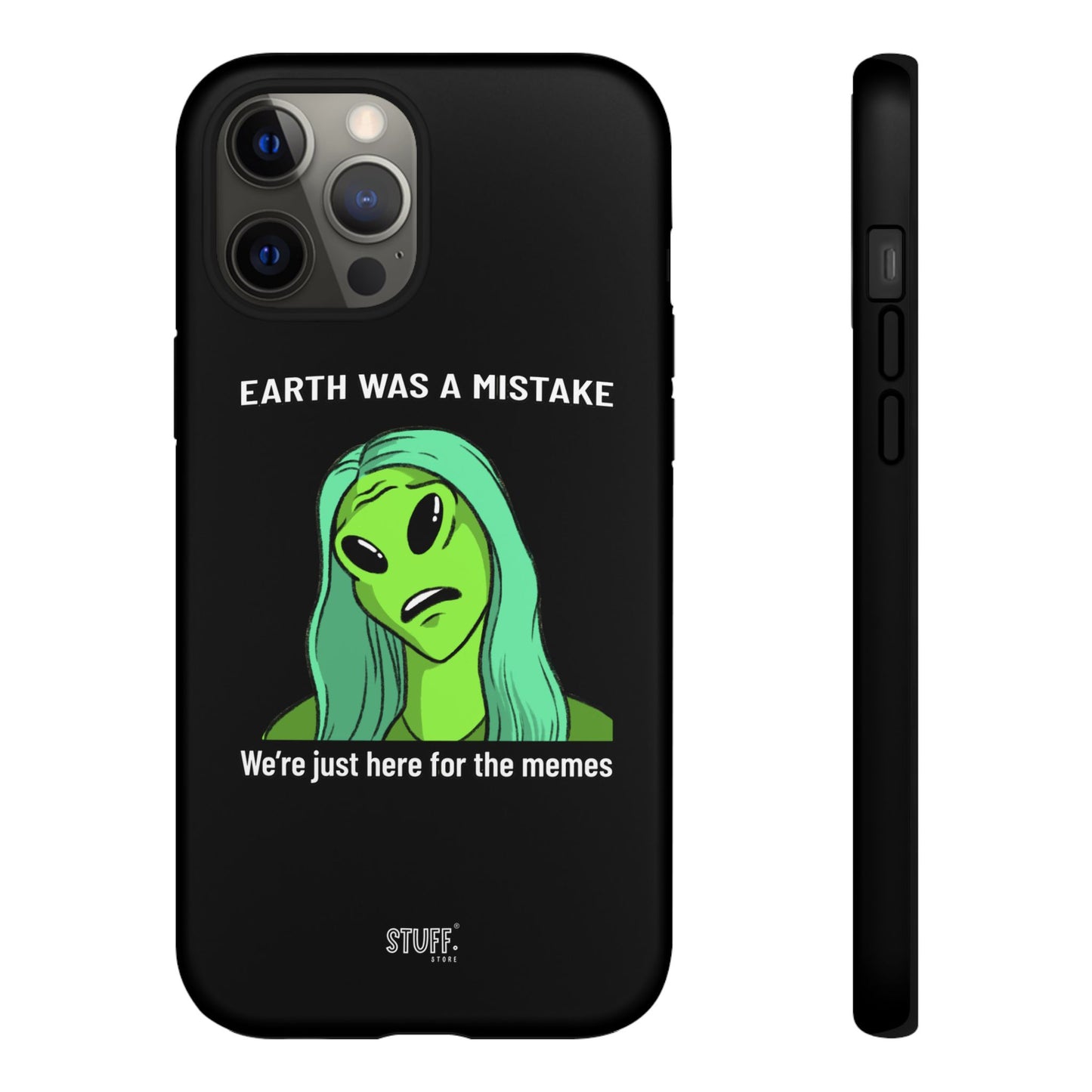 Meme Liking Alien Case | Coque résistante double protection pour les amateurs de Pop Culture