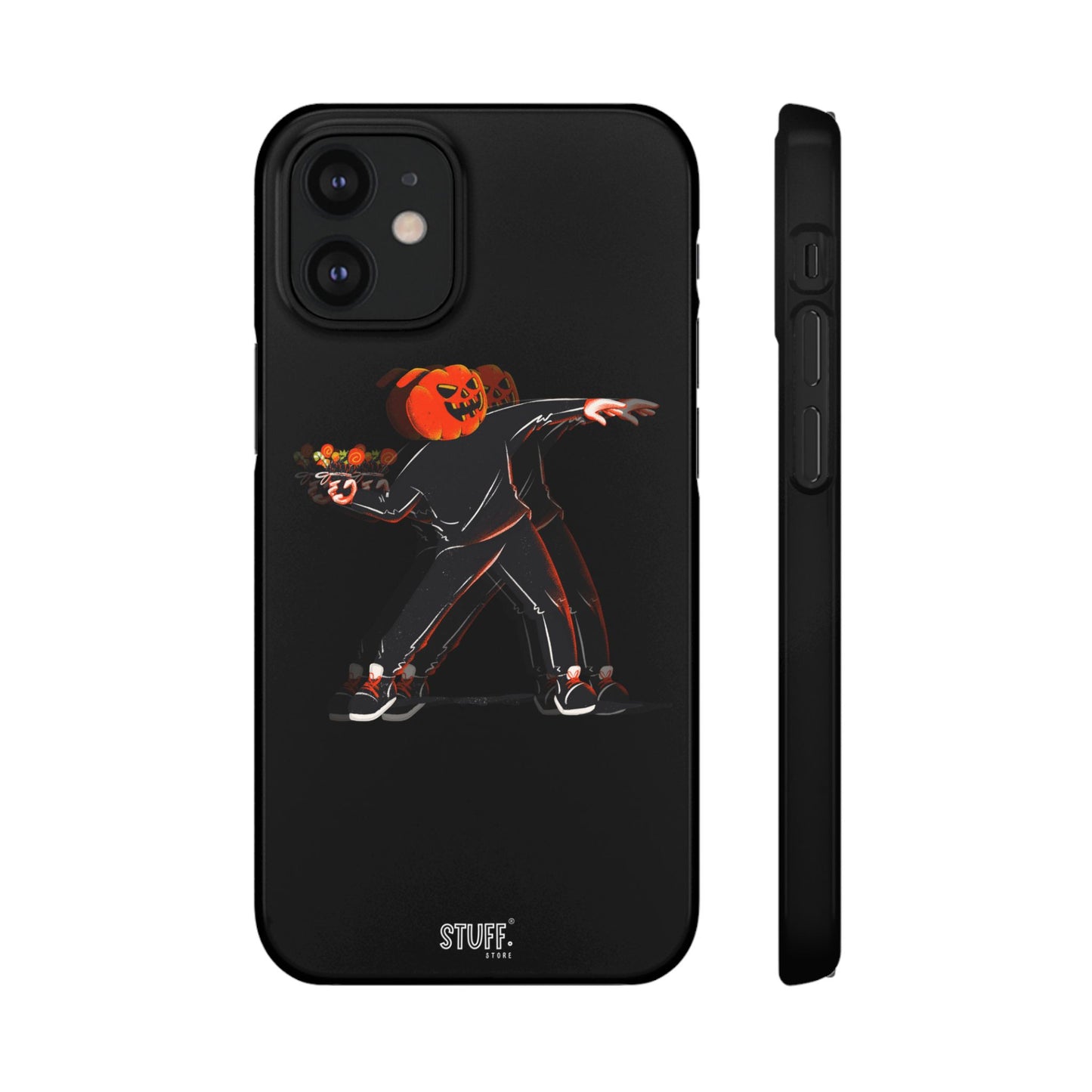 Pumpksy | Coque snap légère et résistante inspiration Banksy – Noir