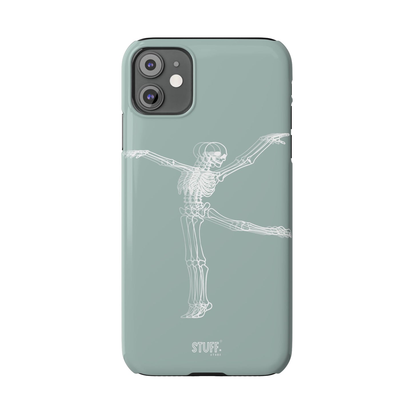 Bone-a-Rina | Coque slim durable et anti-chocs avec Design de Squelette Ballerine