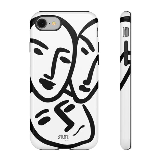 Les Trois Visages | Coque résistante double protection — inspiration Matisse