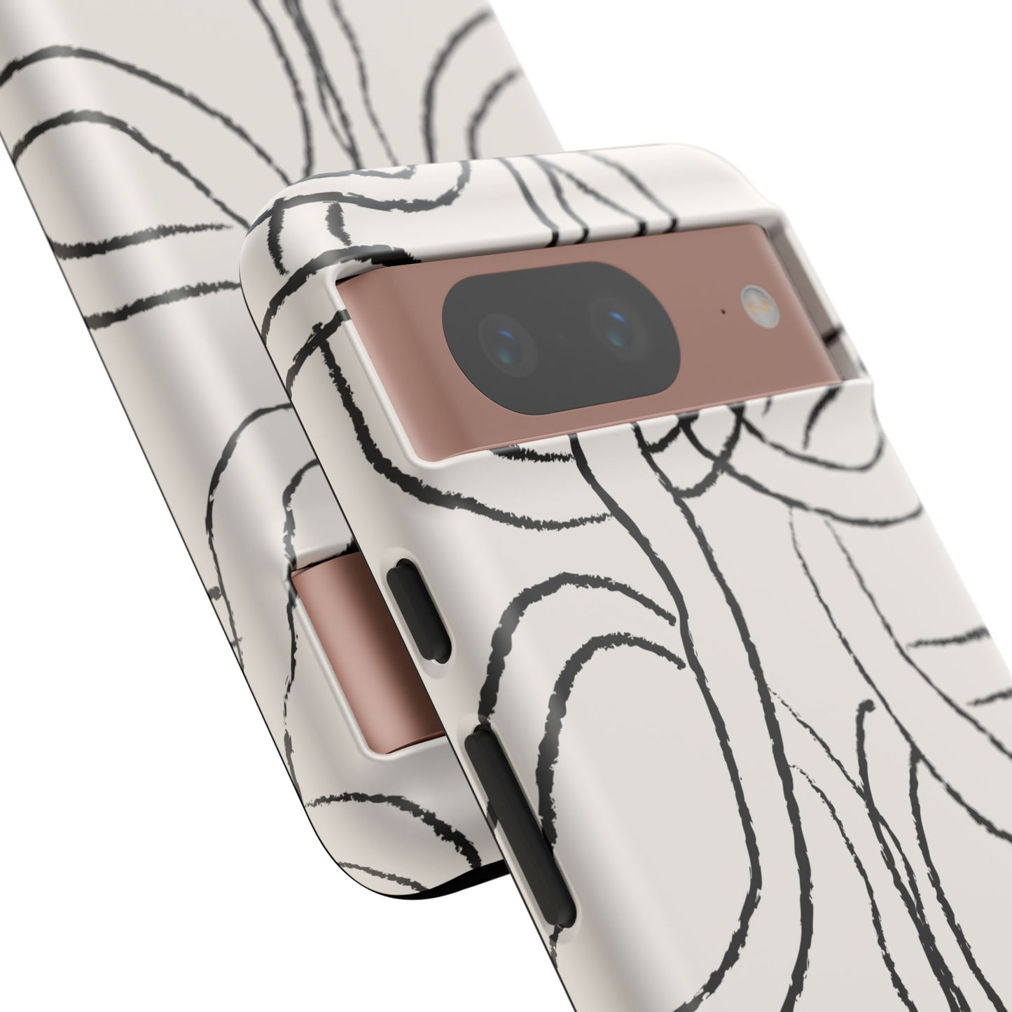 Doodly Case | Coque résistante double protection avec Design Gribouillis Minimaliste