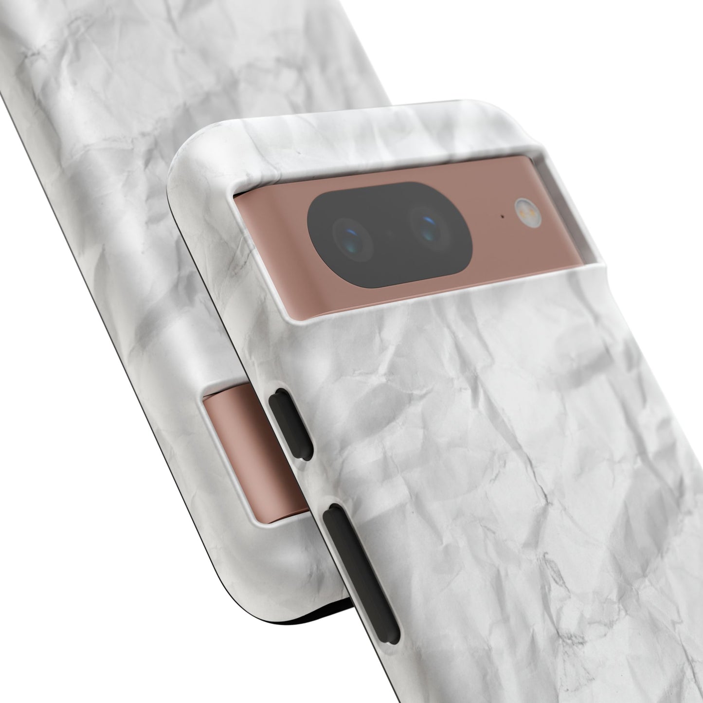 Crinkled Case | Coque résistante double protection anti-choc Effet Papier Froissé Mat
