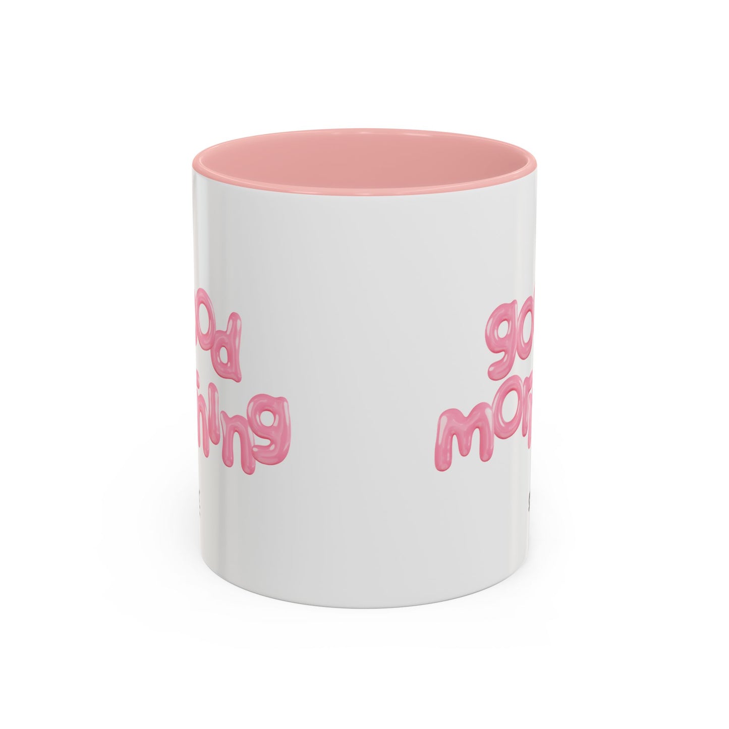 Balloon Cup | Two-tone ceramic mug with "balloon" lettering - 330ml