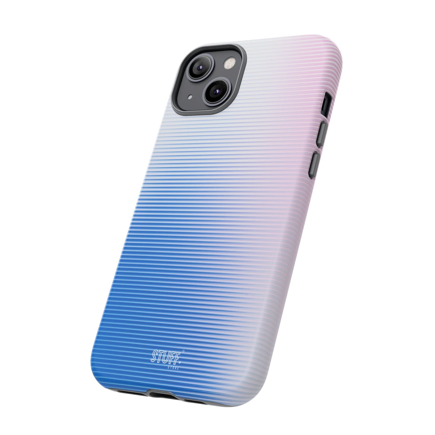Gradient Case | Coque résistante double protection anti-choc - Dégradé Bleu & Rose