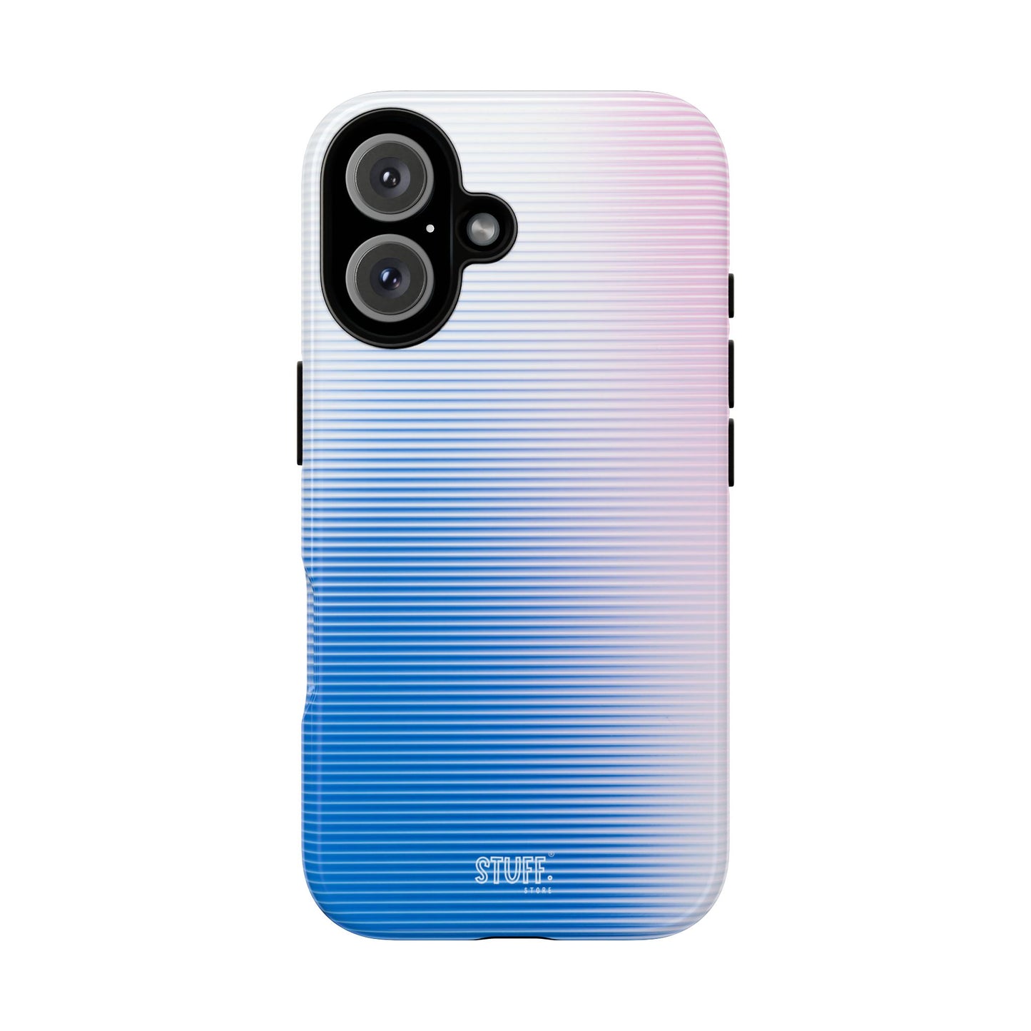 Gradient Case | Coque résistante double protection anti-choc - Dégradé Bleu & Rose