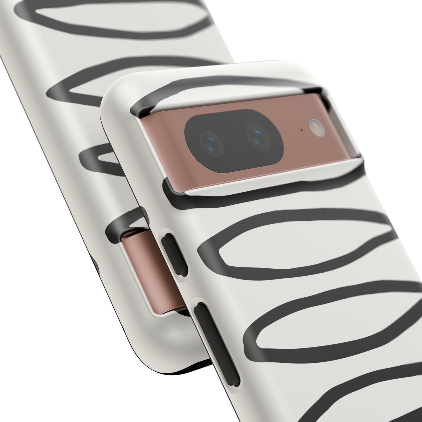 Loopy Case | Coque résistante double protection - Motif cercles abstraits
