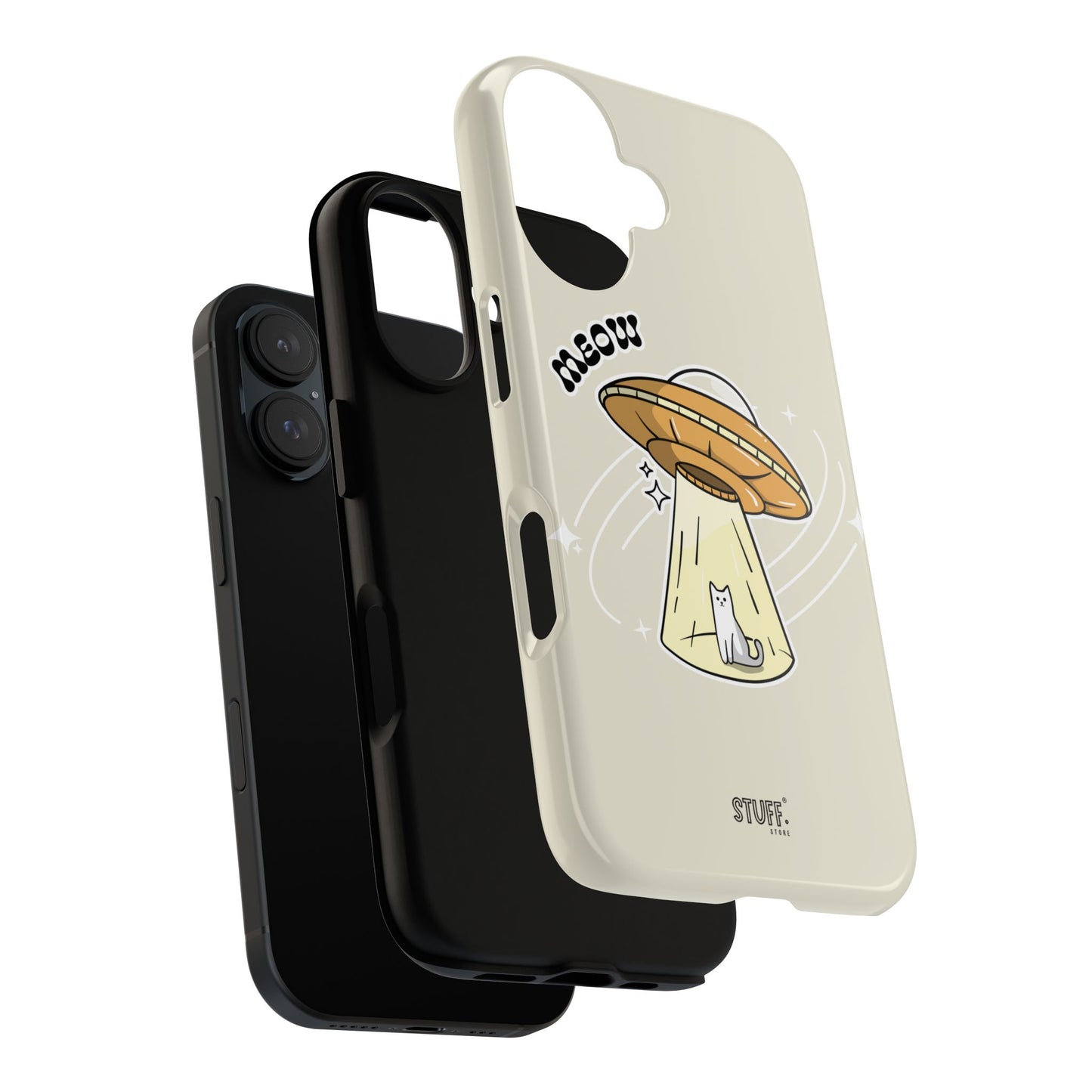 UFO Case | Coque résistante double protection avec Design OVNI fun