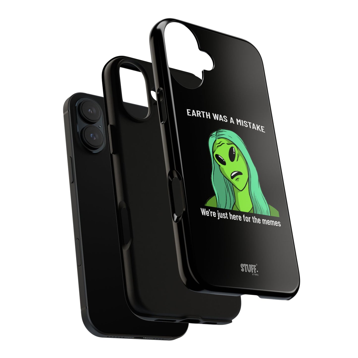 Meme Liking Alien Case | Coque résistante double protection pour les amateurs de Pop Culture