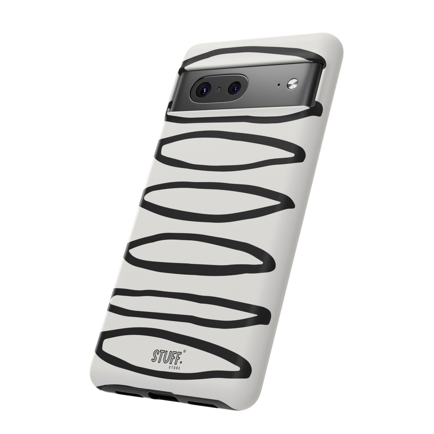 Loopy Case | Coque résistante double protection - Motif cercles abstraits